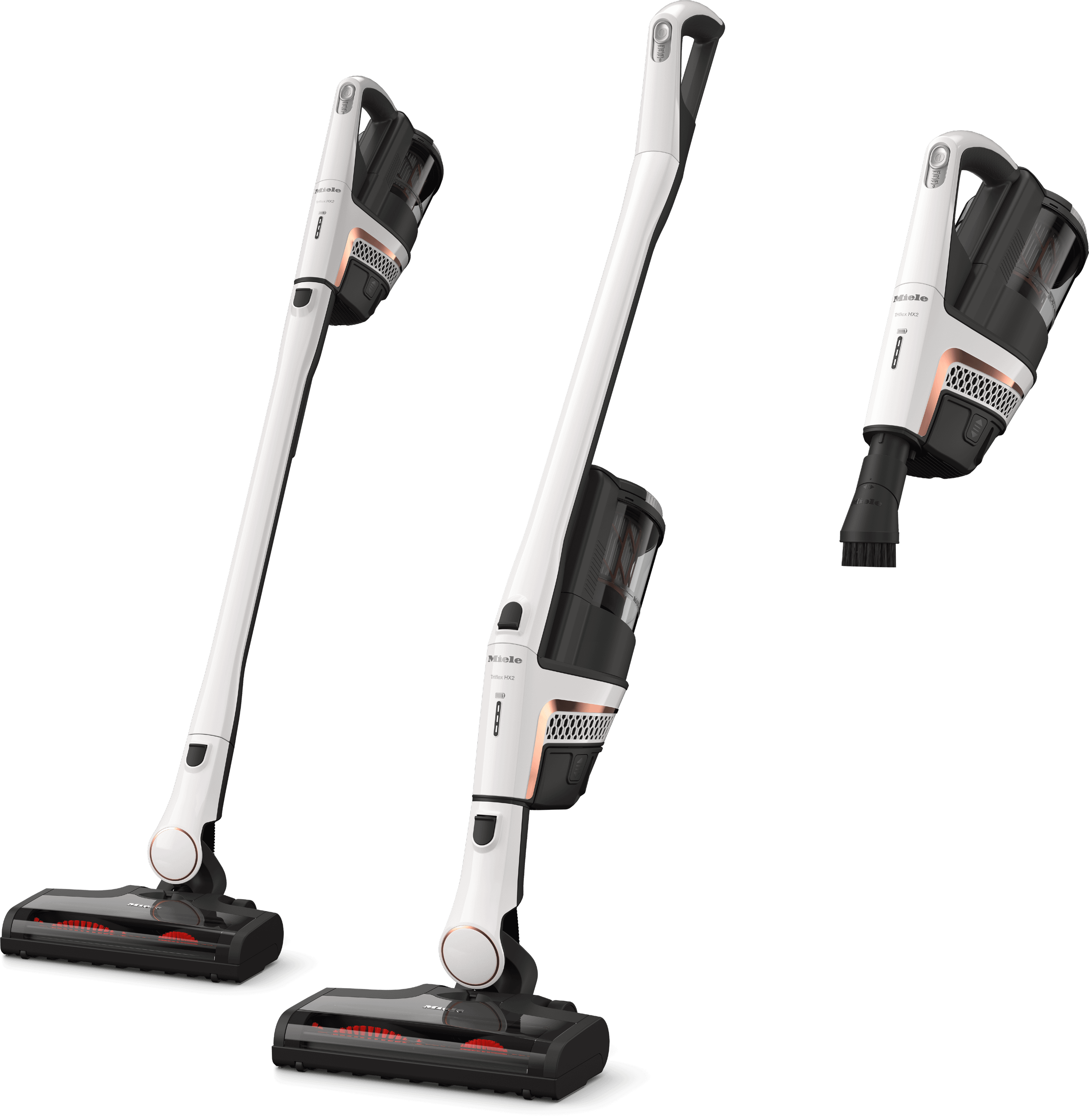 Miele TRIFLEXHX2LW Triflex Hx2 Lotus White - Cordless Stick Vacuum Cleaner Consistently High Suction Power 60 Min Runtime Versatile Cleaning By 3In1 Design