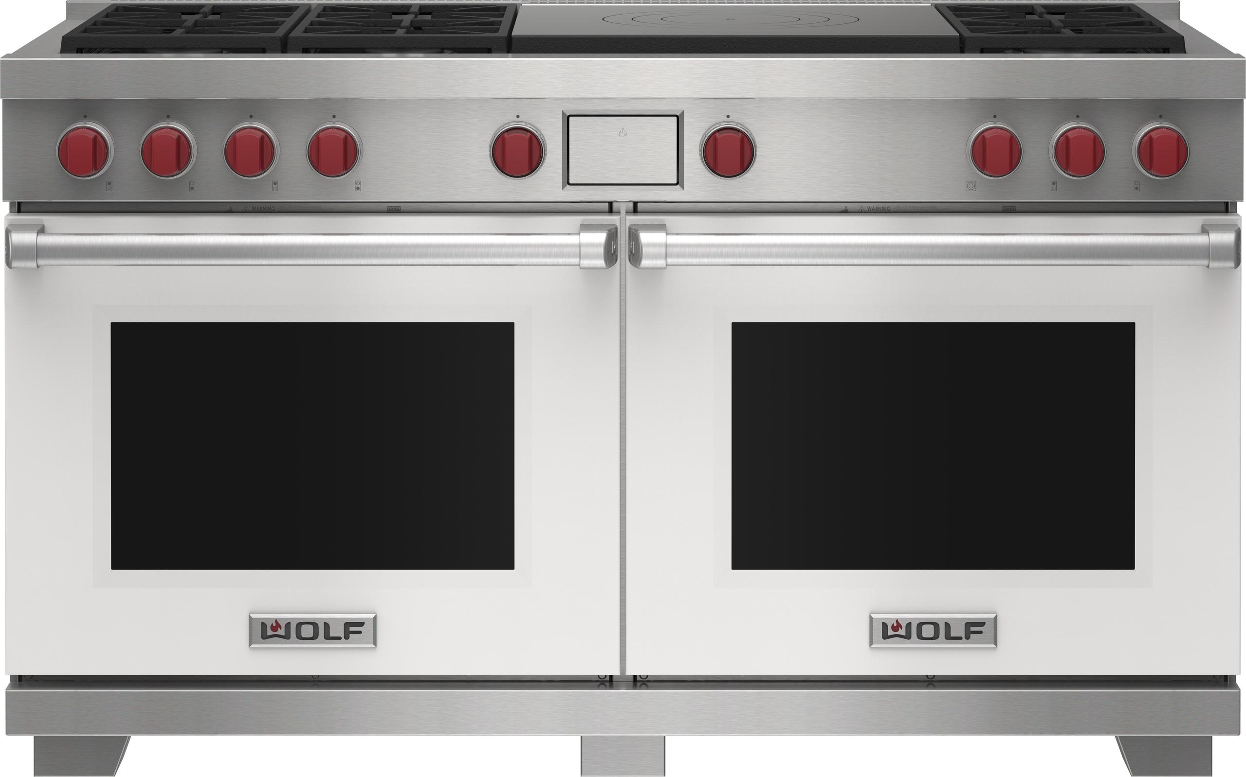 Wolf DF60650FBKP 60" Dual Fuel Range - 6 Burners And French Top
