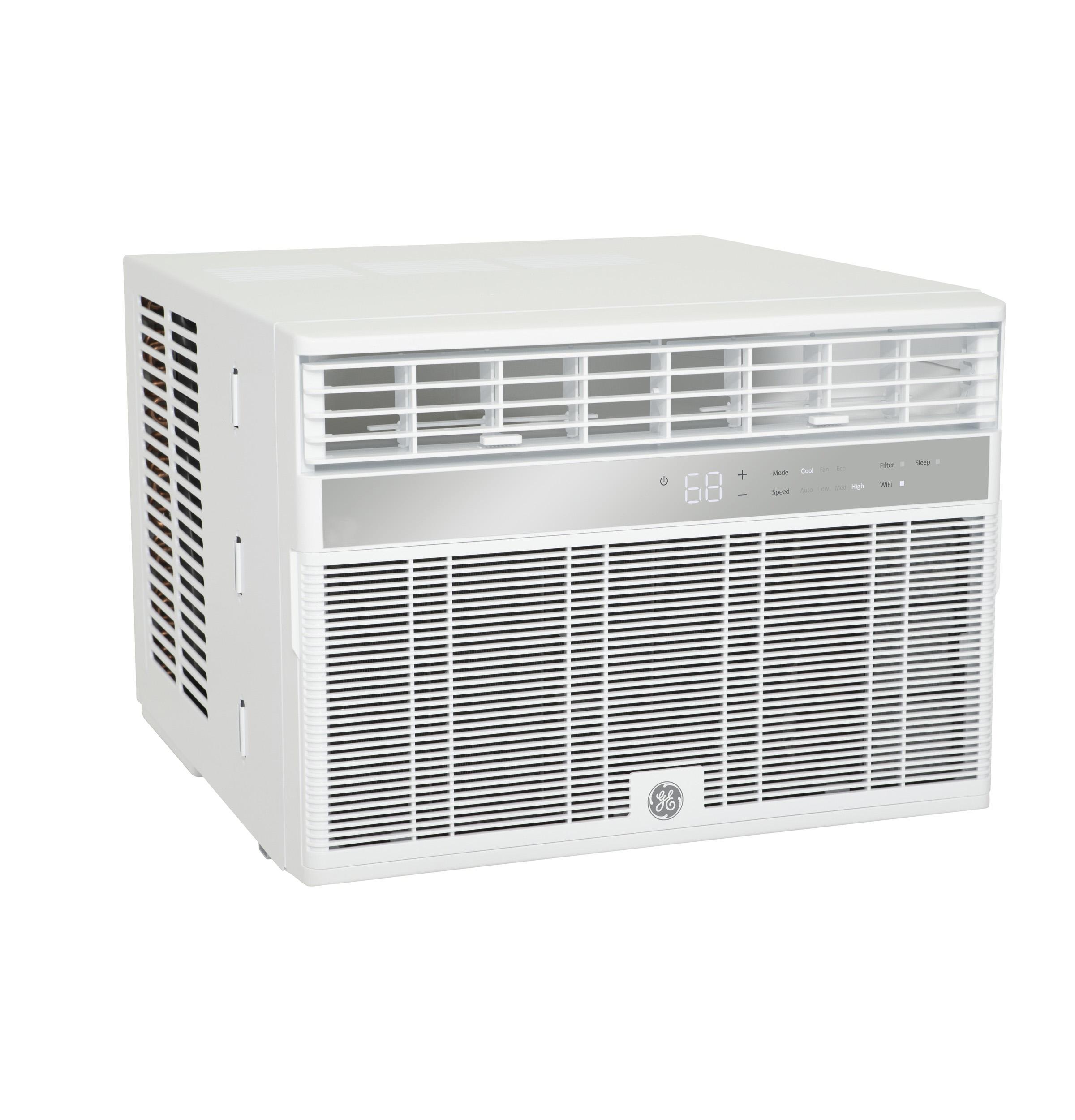Ge Appliances AWCS12WWF Ge® 12,000 Btu Smart Electronic Window Air Conditioner For Large Rooms Up To 550 Sq. Ft.