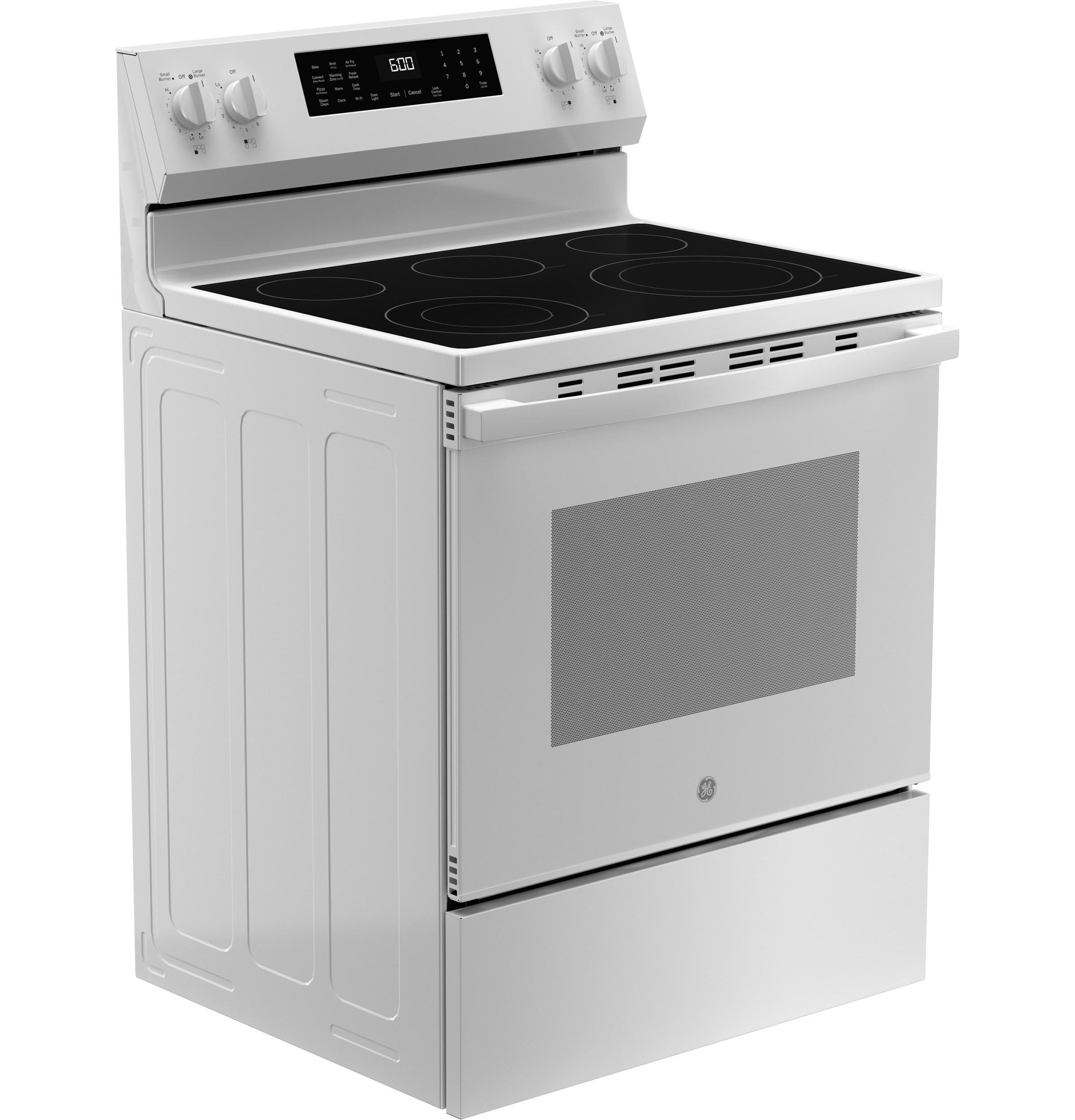 Ge Appliances GRF600AVWW Ge® 30" Free-Standing Electric Convection Range With No Preheat Air Fry And Easywash™ Oven Tray