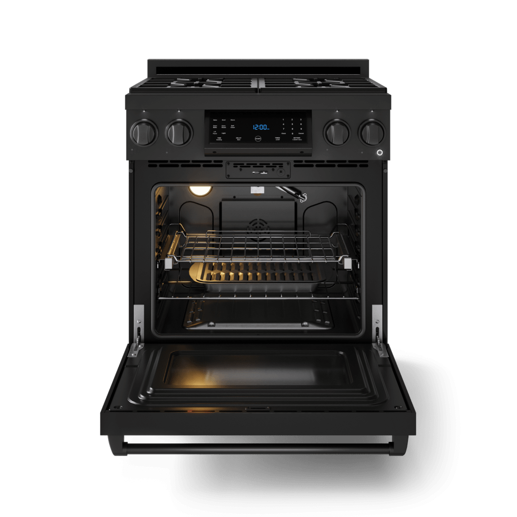 Thor Kitchen RSG30B 30 Inch Professional Gas Range With Tilt Panel Touch Control In Black Gordon Ramsay Series - Rsg30B