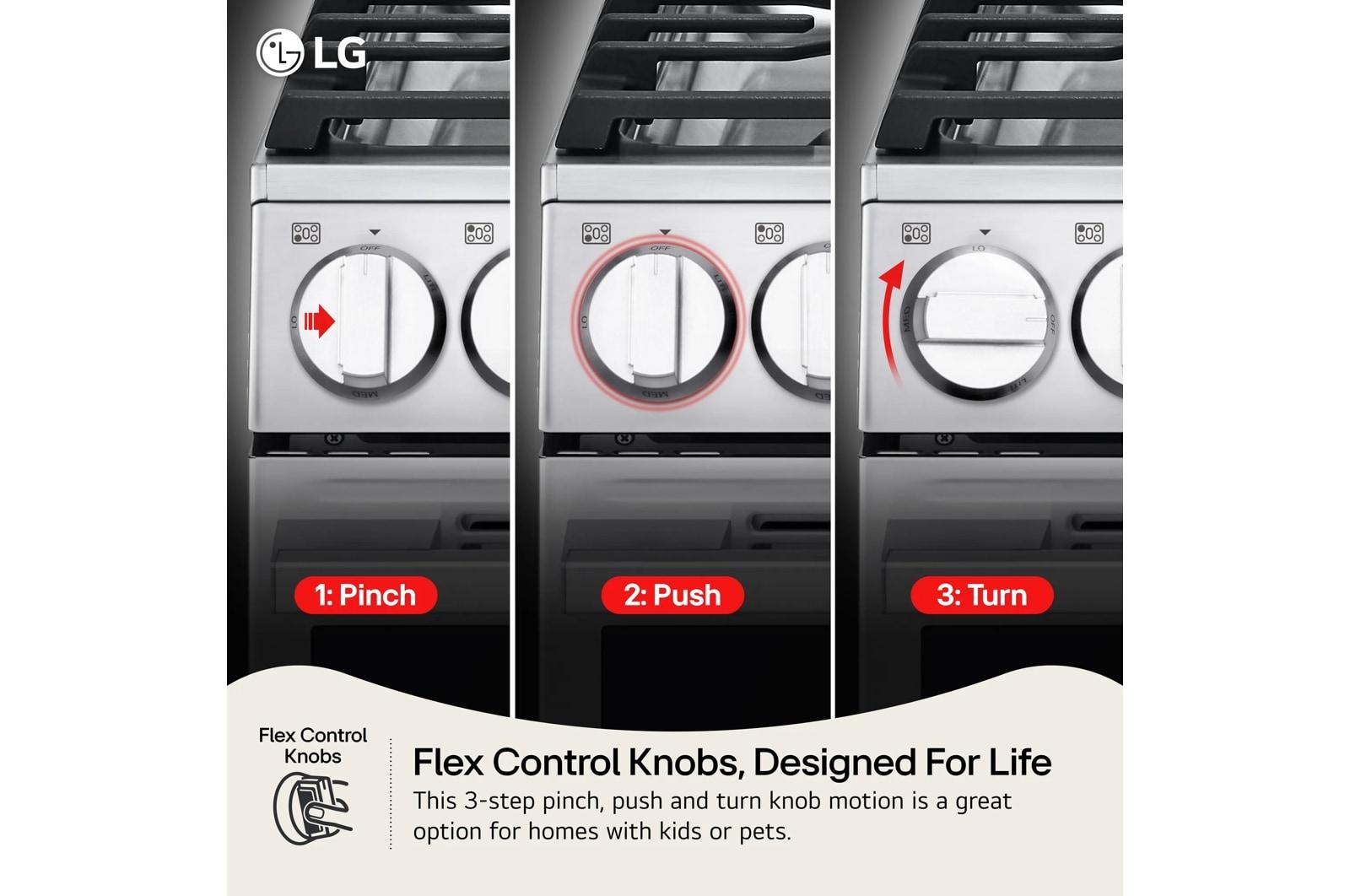 Lg LSGL6335Z 6.3 Cu Ft. Smart Gas Slide-In Range With Probake Convection® Instaview®, And Air Fry