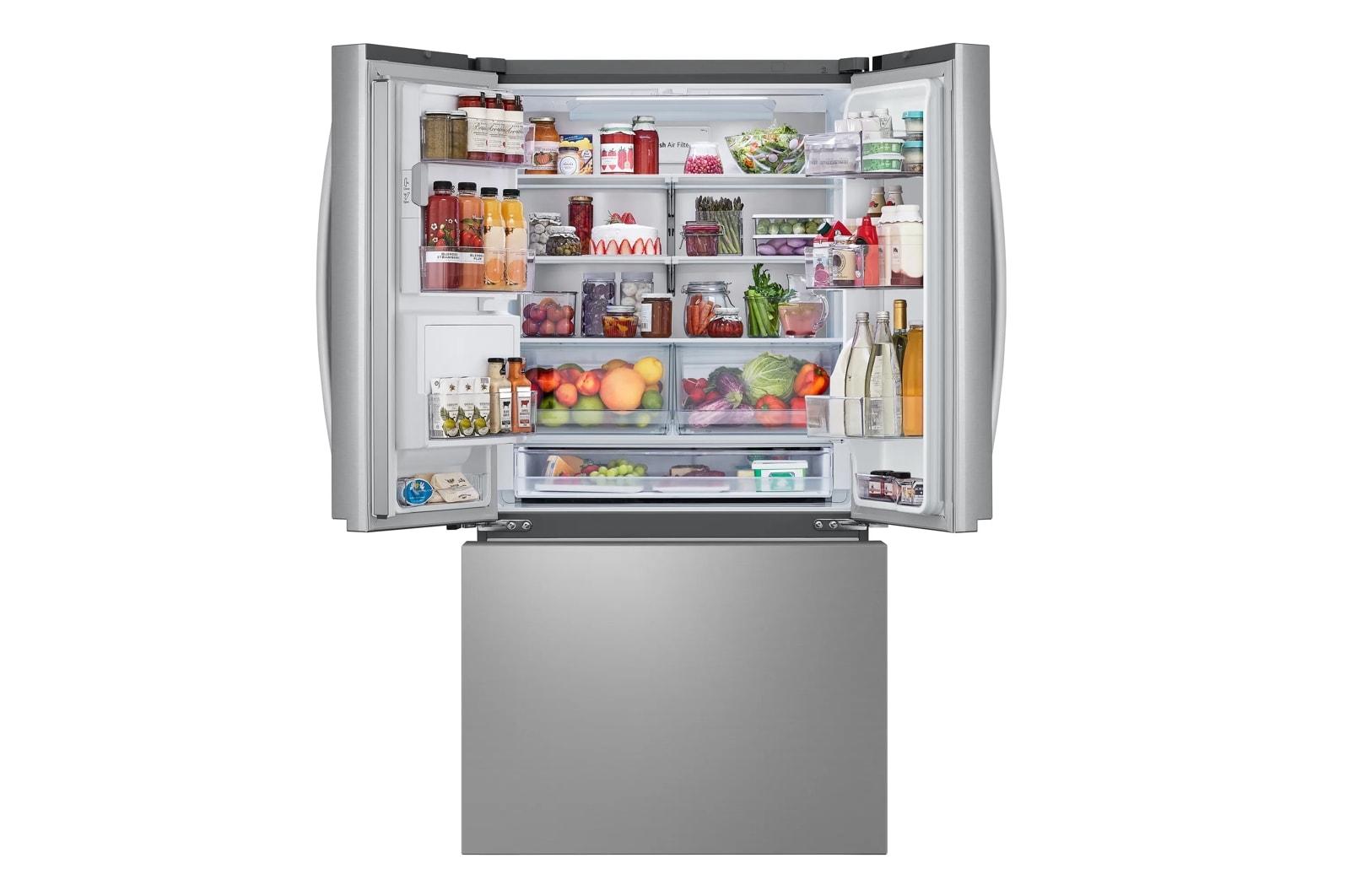Lg LRRXC2606S 26 Cu. Ft. Counter-Depth Max™, French Door Refrigerator, With Craft Ice™