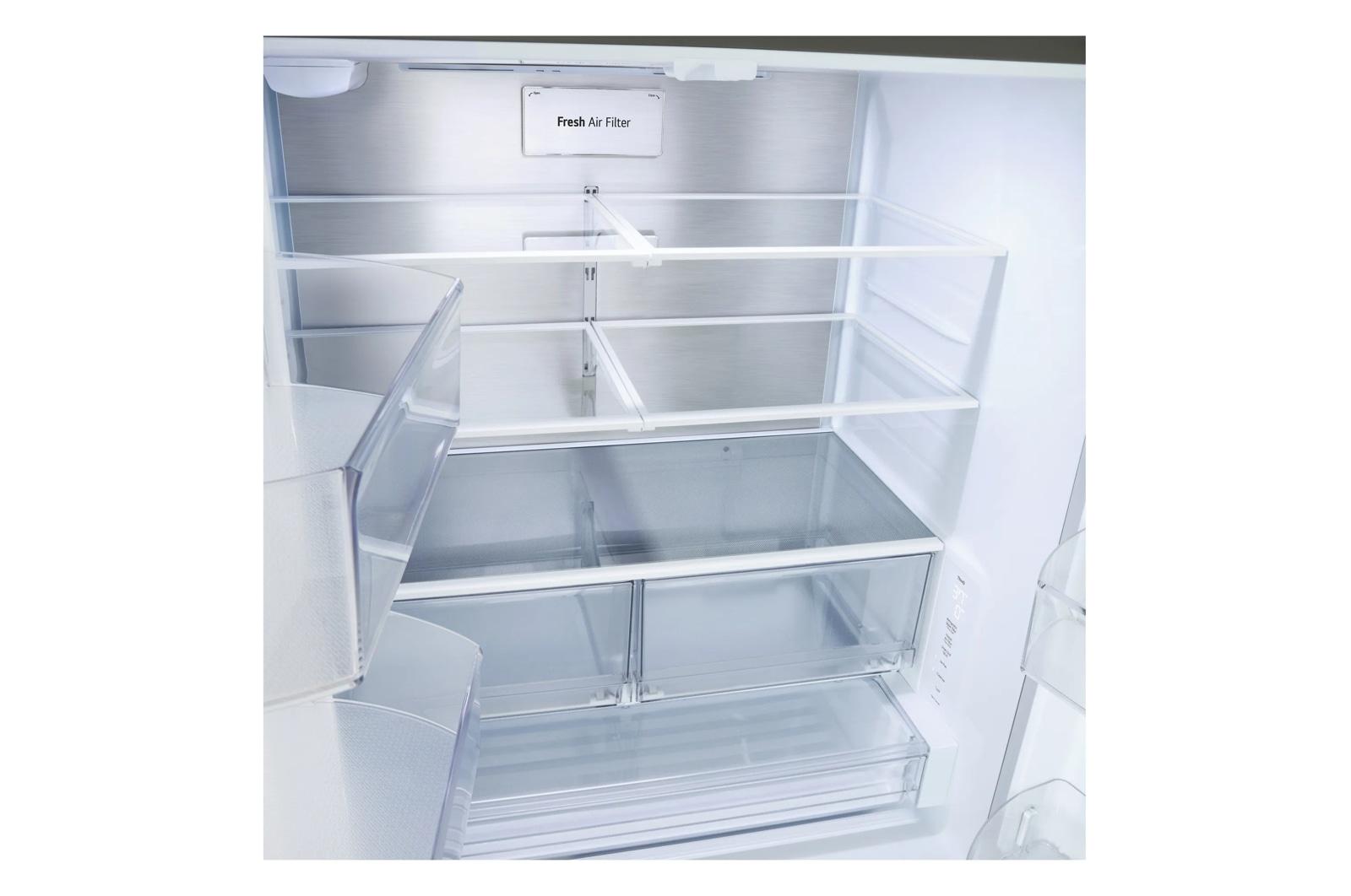 Lg LF25Z6211S 25 Cu. Ft. Counter-Depth Max™ With Zero Clearance™ 3-Door French Door Refrigerator With Thin Door Design