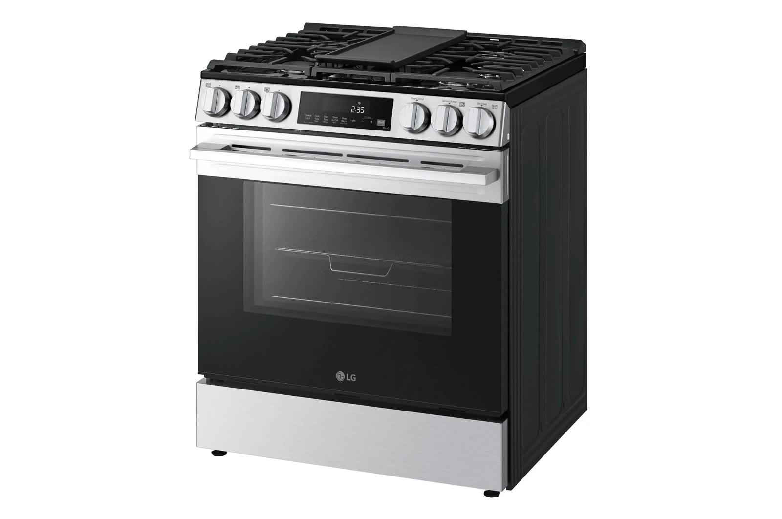 Lg LSGL5833X 5.8 Cu. Ft. Smart Gas Slide-In Range With Convection, Air Fry And Easyclean®
