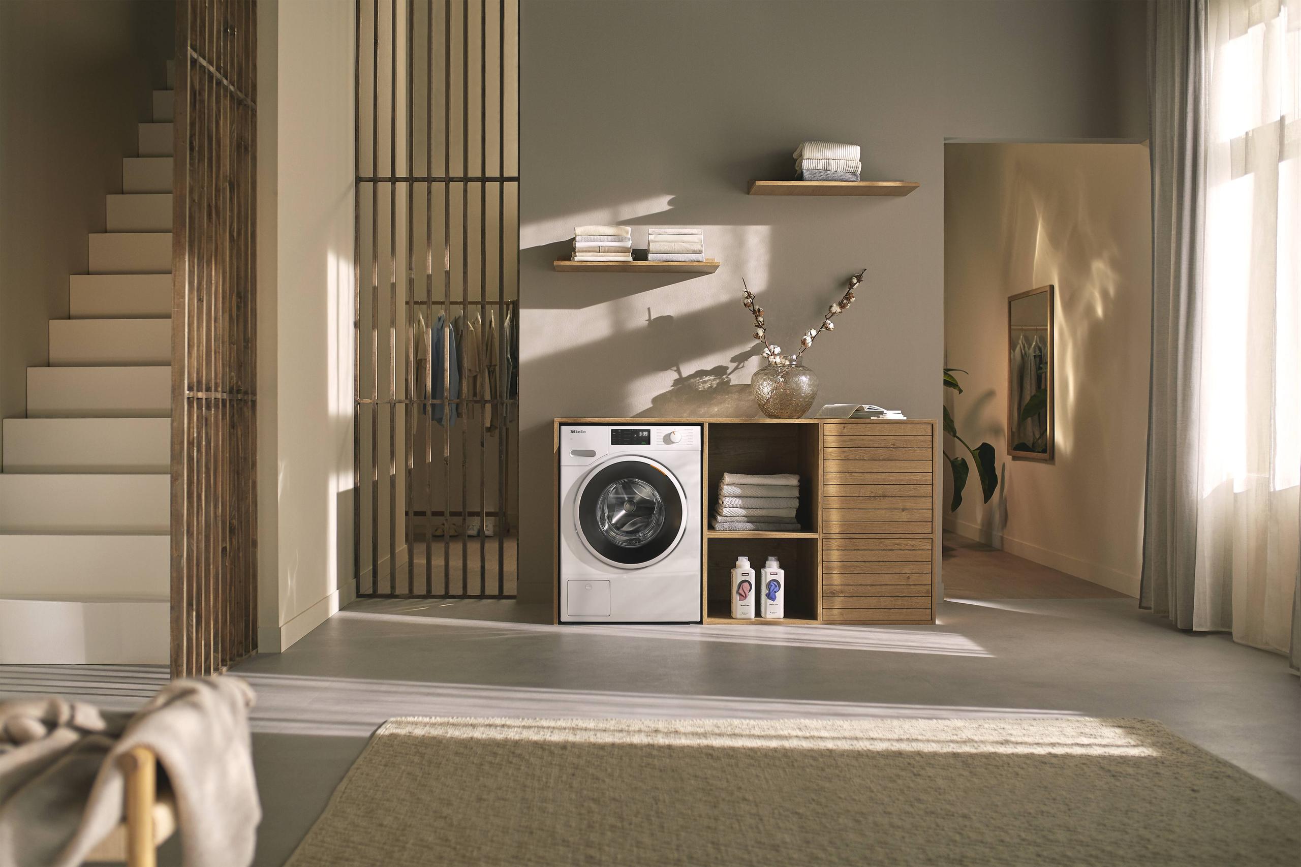 Miele WWD160WCS Wwd160 Wcs Lotus White - W1 Front-Loading Washing Machine: 8 Kg 1600 Rpm Pre-Ironing Miele@Home Capdosing Honeycomb Drum