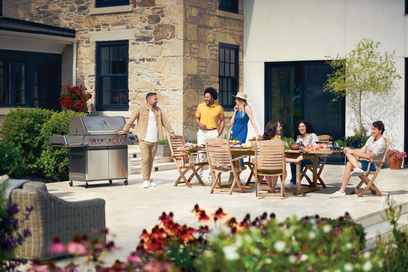 Napoleon Bbq P665VXRSIBNSS Prestige 665 Connected Rsib With Infrared Side And Rear Burner , Natural Gas, Stainless Steel