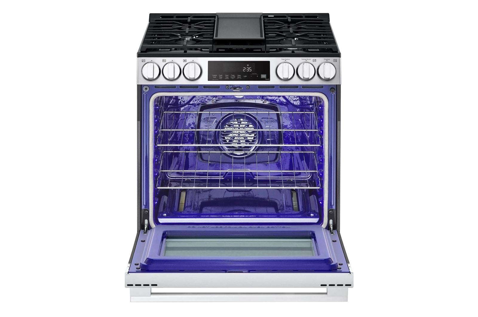 Lg LSGL5833X 5.8 Cu. Ft. Smart Gas Slide-In Range With Convection, Air Fry And Easyclean®