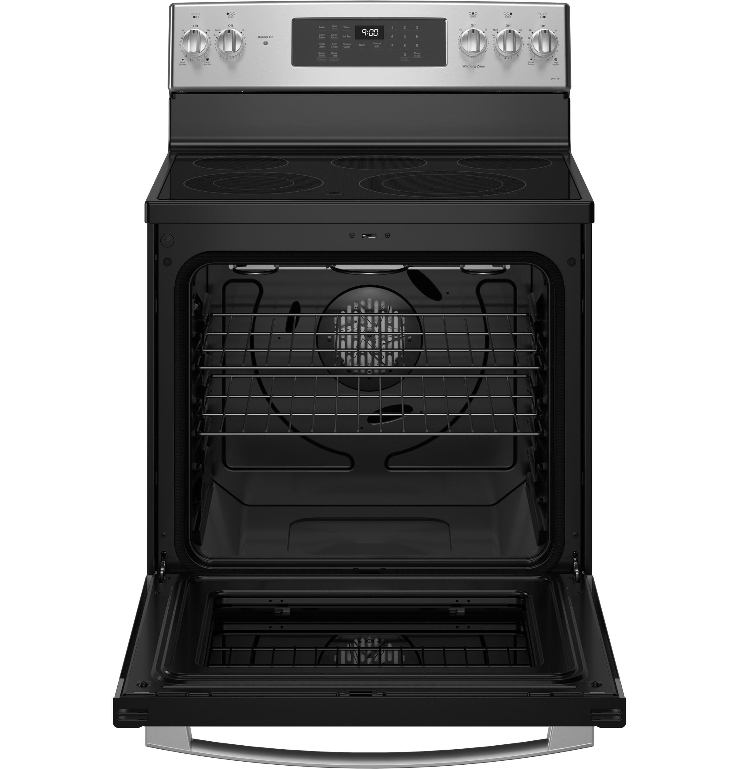 Ge Appliances PB900YVFS Ge Profile™ 30" Smart Free-Standing Electric Convection Fingerprint Resistant Range With No Preheat Air Fry
