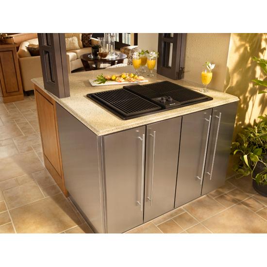 Jennair JED7430AAB Designer Line Lanai™ Outdoor Electric Downdraft Grill, 30"