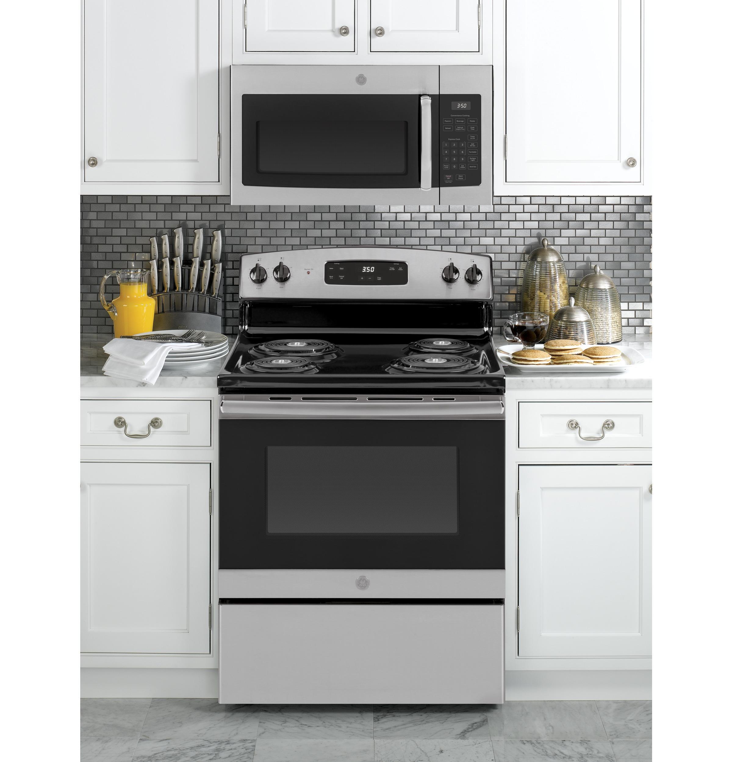 Ge Appliances JVM3160RTSS Ge® 1.6 Cu. Ft. Over-The-Range Microwave Oven