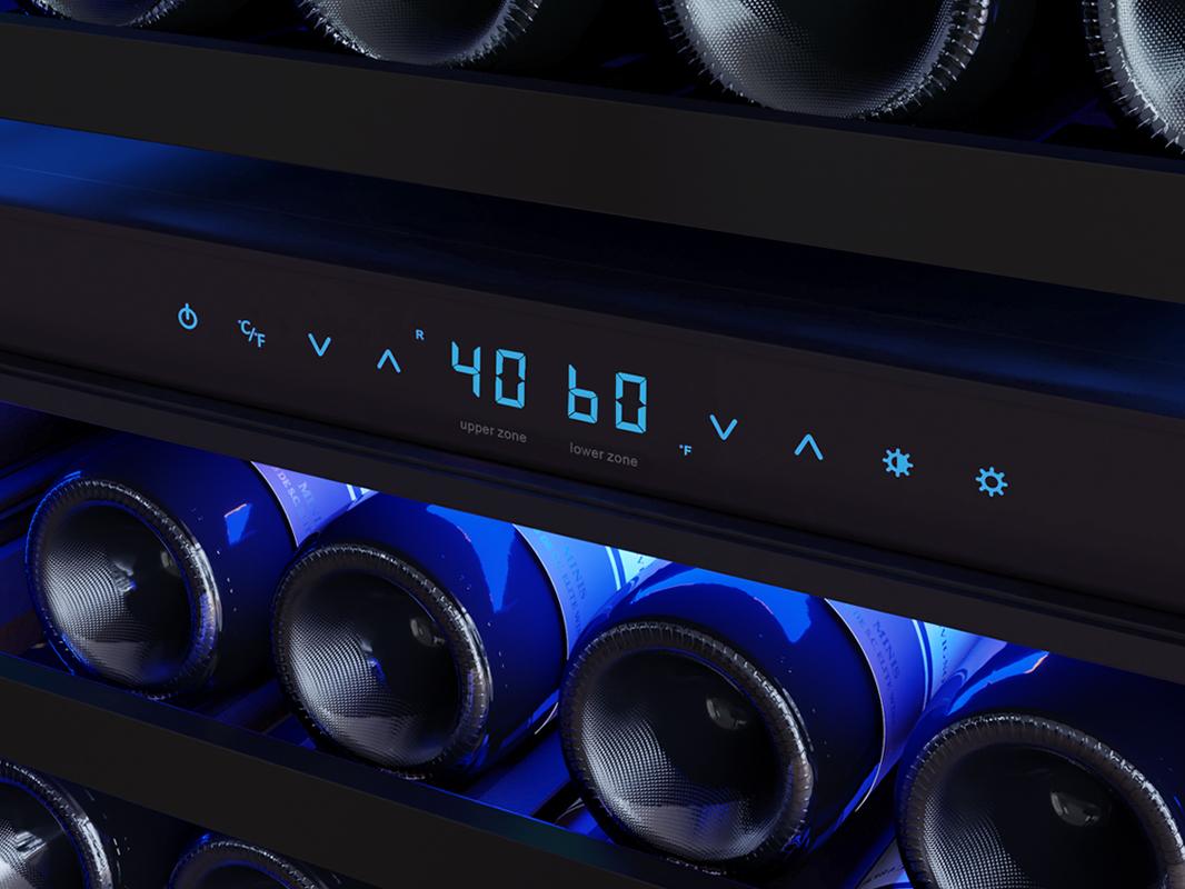 Zephyr PRW24F02CPG 24" Full Size Panel Ready Dual Zone Wine Cooler