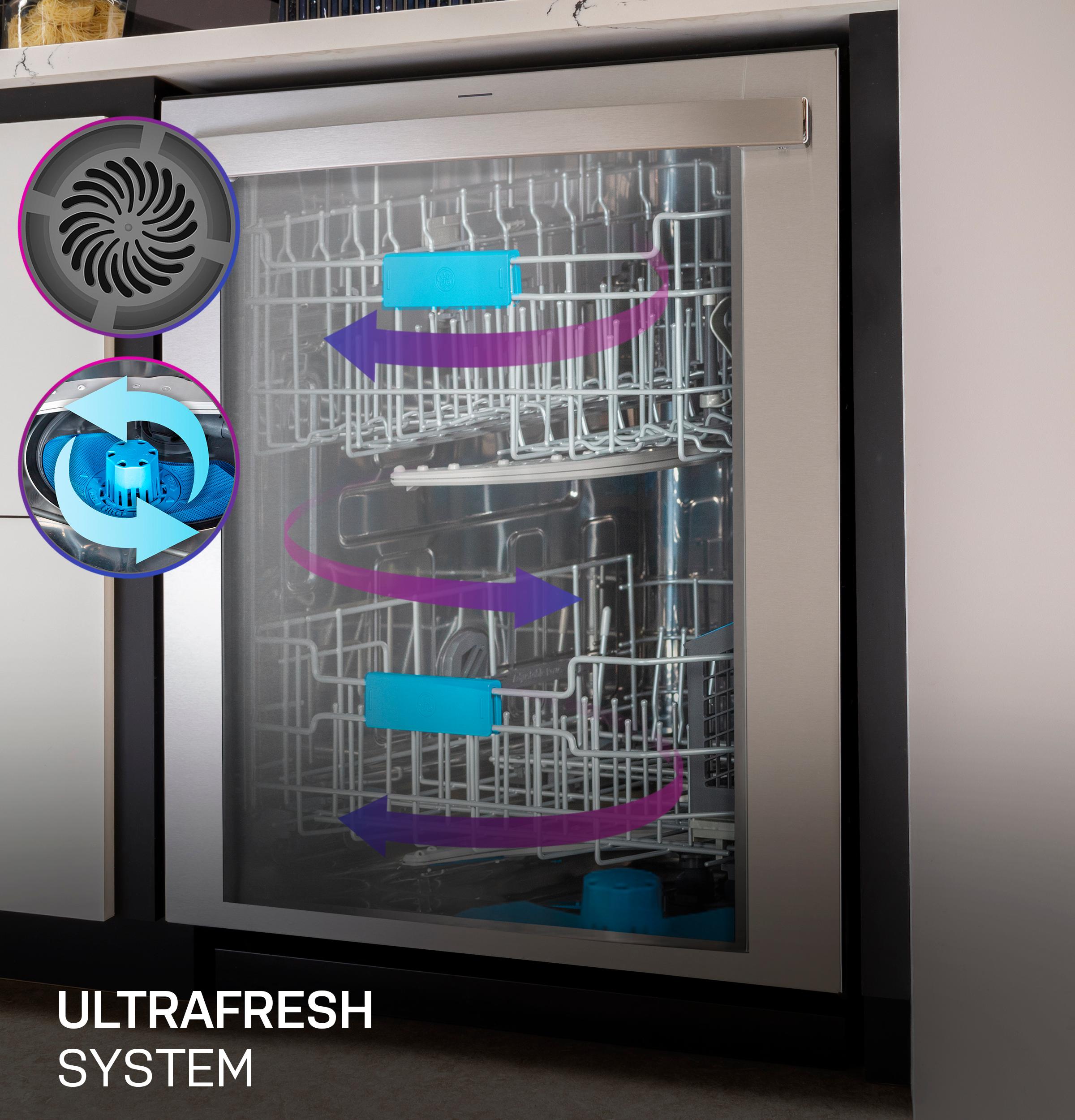 Ge Appliances PDP755SBVTS Ge Profile™ Energy Star Smart Ultrafresh System Dishwasher With Microban™ Antimicrobial Technology With Deep Clean Washing 3Rd Rack, 42 Dba