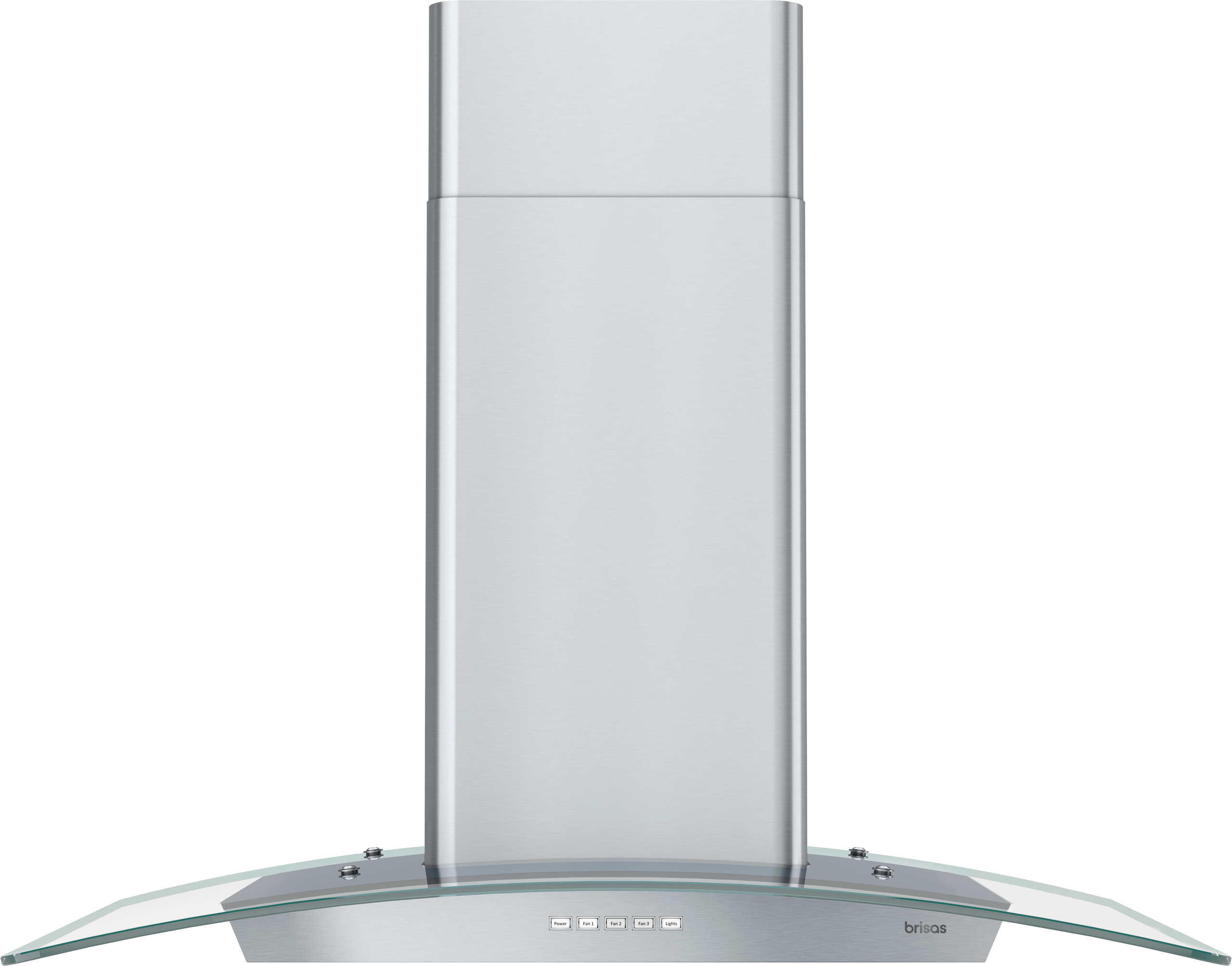 Zephyr BMLE30CG Brisas Curved Glass Island, 30