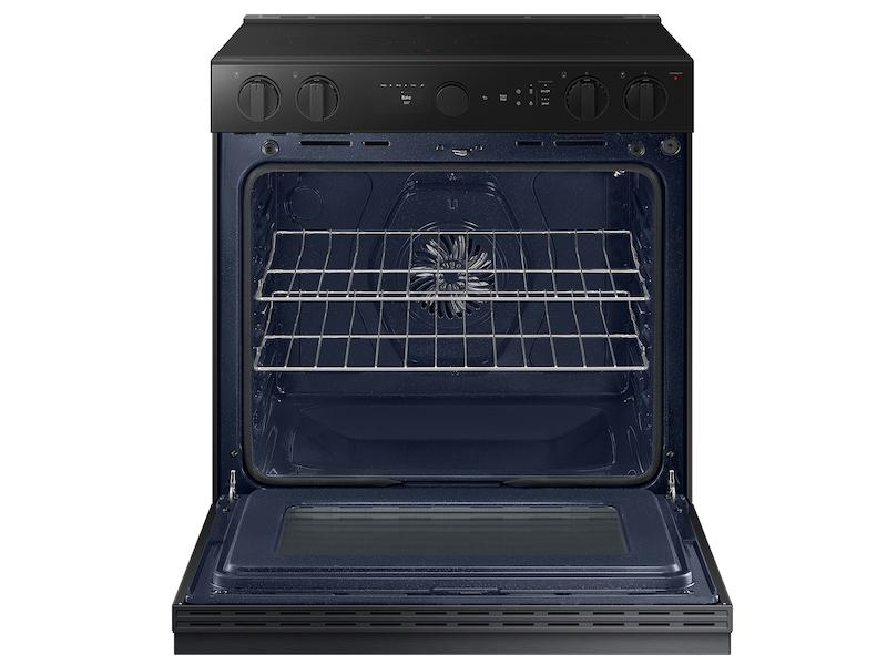 Samsung NSE6DG8500MT Bespoke 6.3 Cu. Ft. Smart Slide-In Electric Range With Air Sous Vide & Air Fry In Matte Black Steel