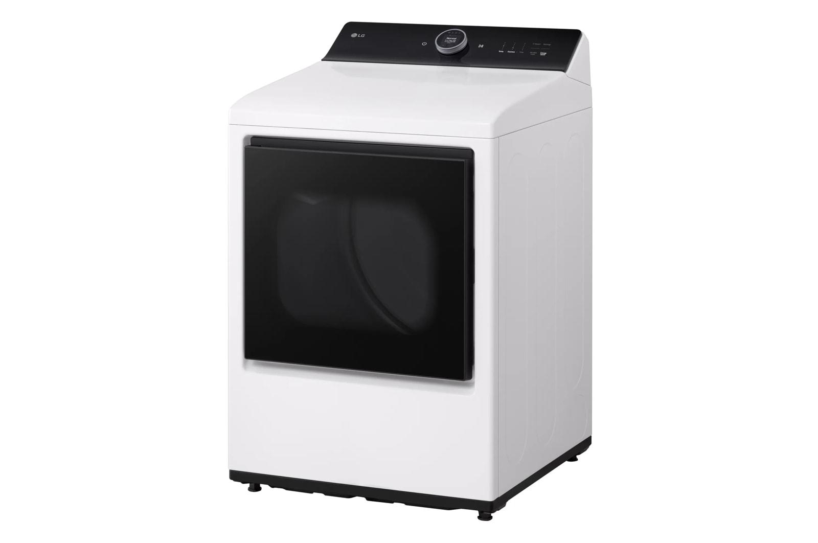 Lg DLGX8601WE 7.3 Cu.Ft. Ultra Large High Efficiency Gas Turbosteam™ Lg Easyload™ Door, Wi-Fi Connectivity, White