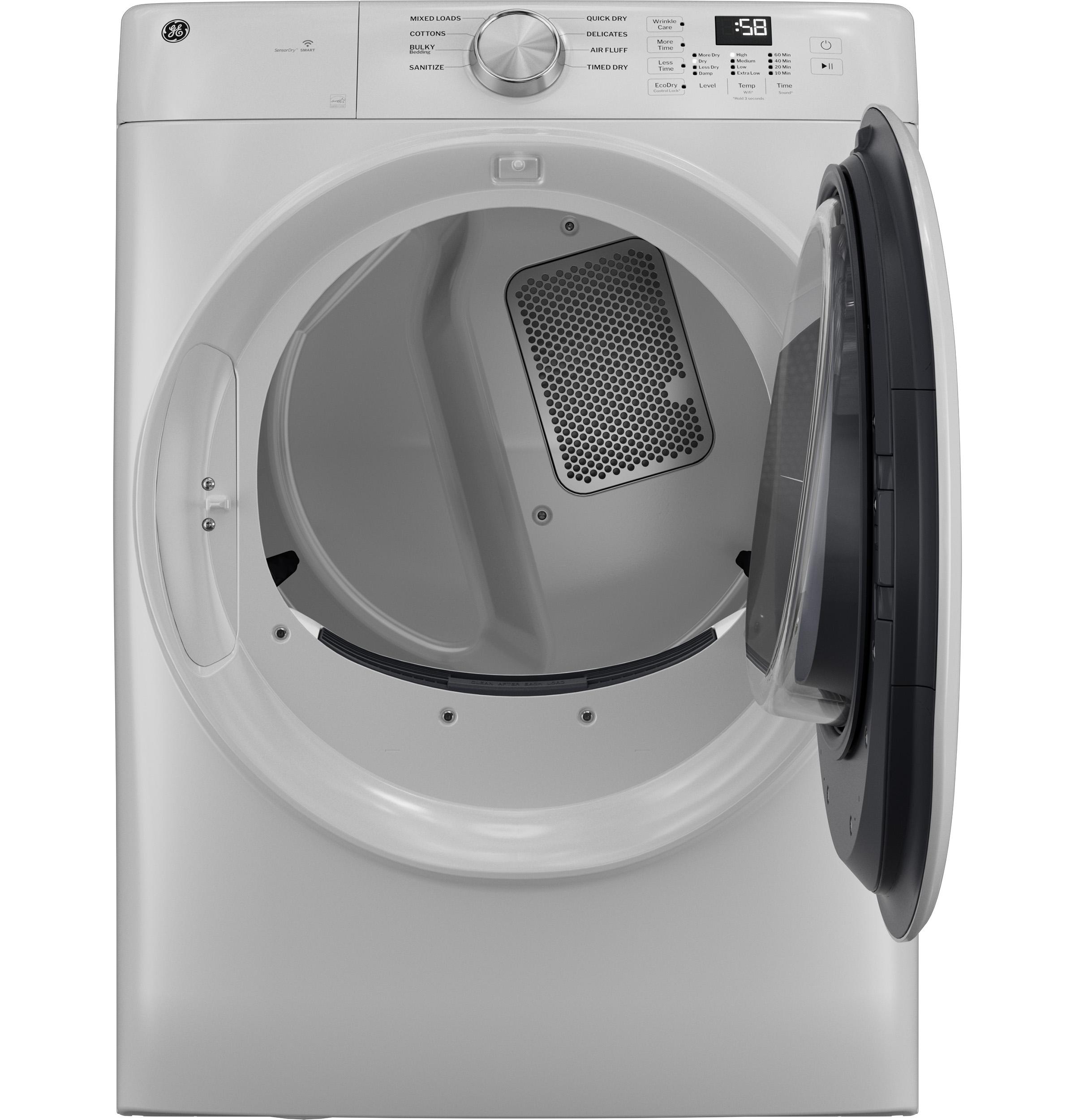 Ge Appliances GFD35ESSYWW Ge® Energy Star® 7.8 Cu. Ft. Capacity Smart Front Load Electric Dryer
