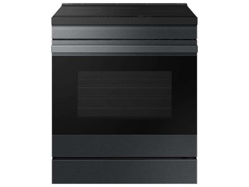 Samsung NSI6DG9500MT Bespoke 6.3 Cu. Ft. Smart Slide-In Induction Range With Ambient Edge Lighting™ & Air Sous Vide In Matte Black Steel