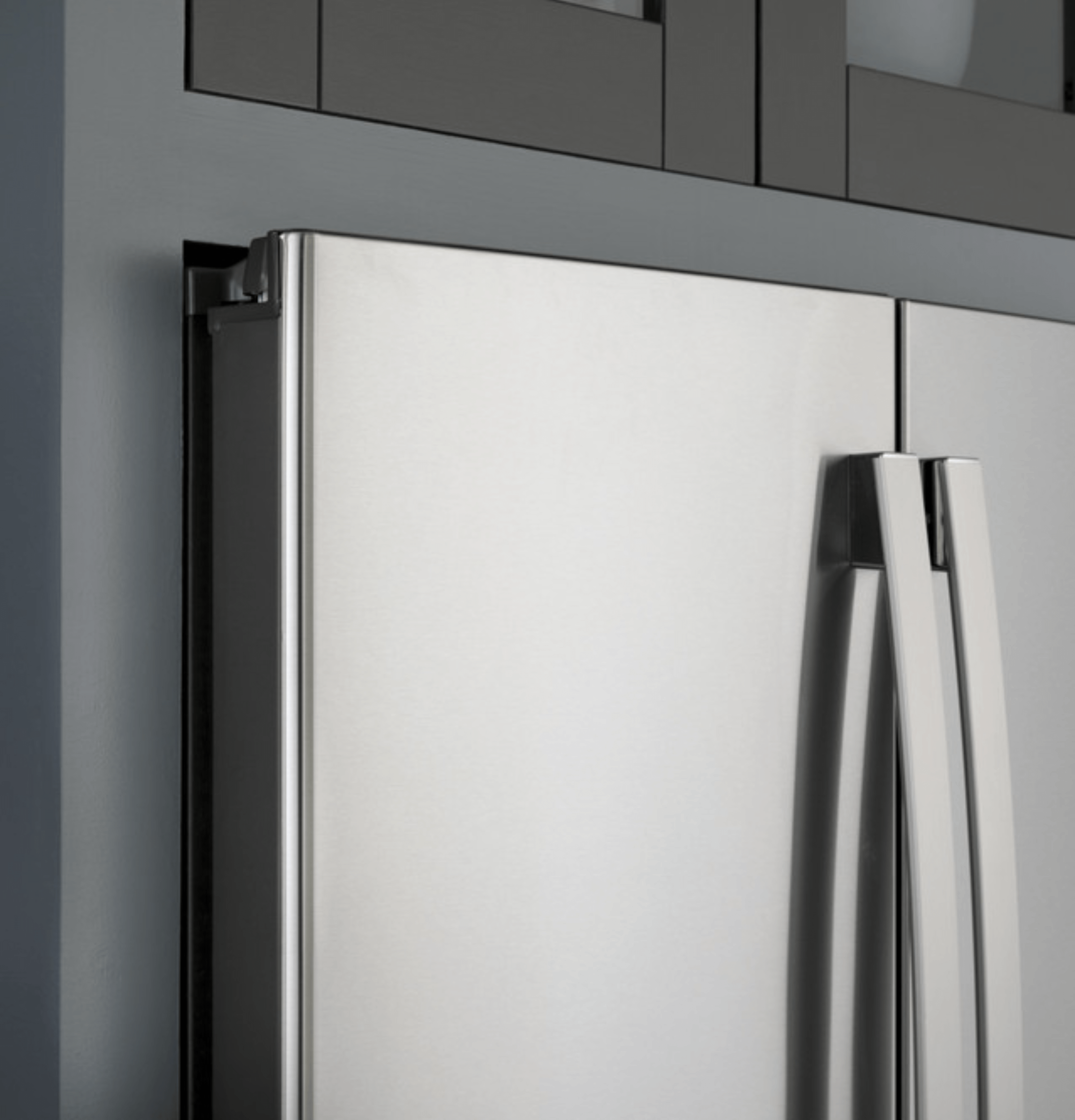 Ge Appliances PJD23BYWFS Ge Profile™ Energy Star® 23.3 Cu. Ft. Smart Counter-Depth Fingerprint Resistant 4-Door French-Door Refrigerator With Door In Door