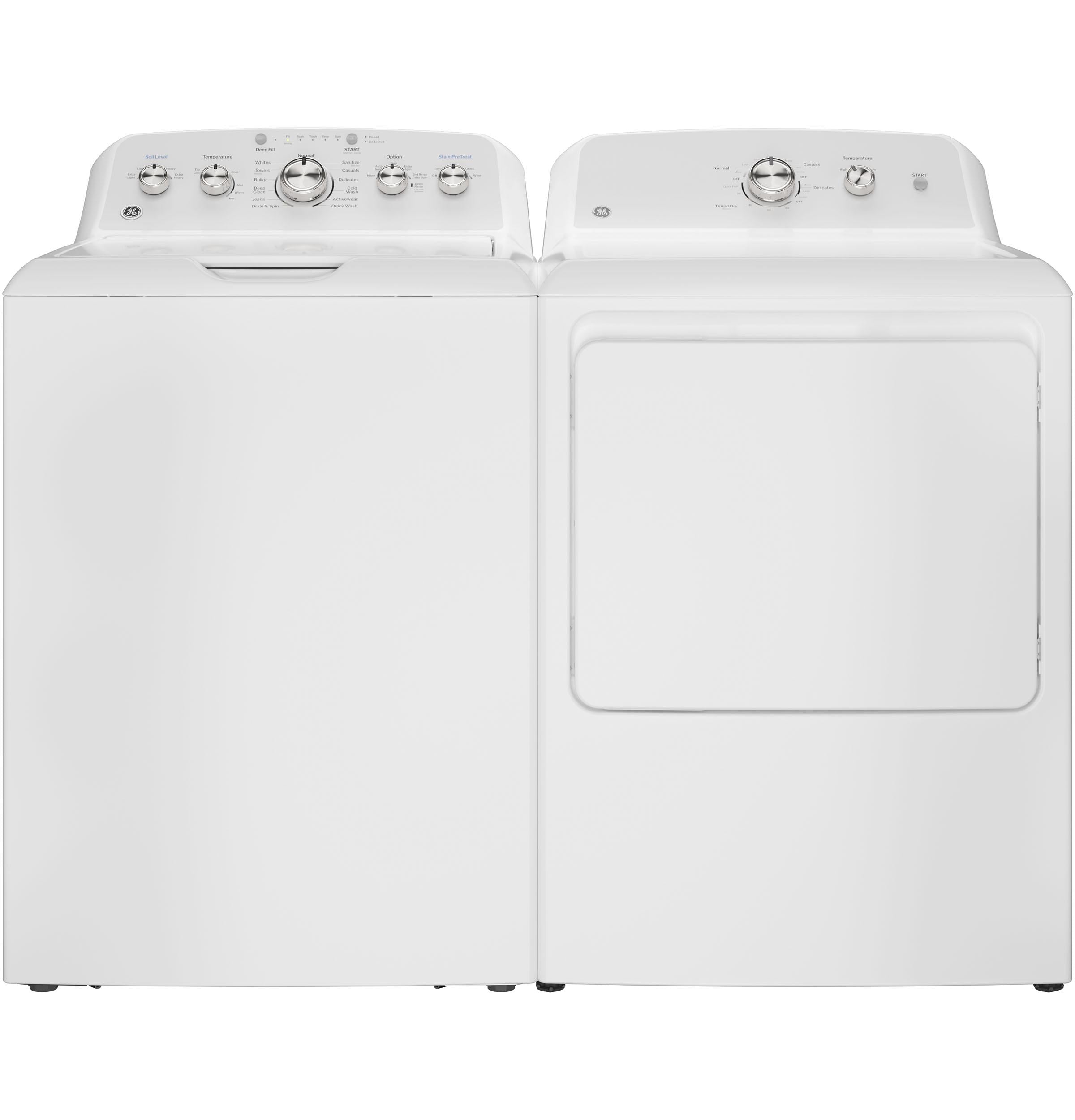 Ge Appliances GTX38GASWWS Ge® 6.2 Cu. Ft. Capacity Gas Dryer With Up To 120 Ft. Venting And Shallow Depth​
