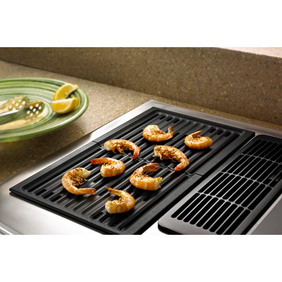 Jennair JES9860CAW Slide-In Modular Electric Downdraft Range With Convection, 30