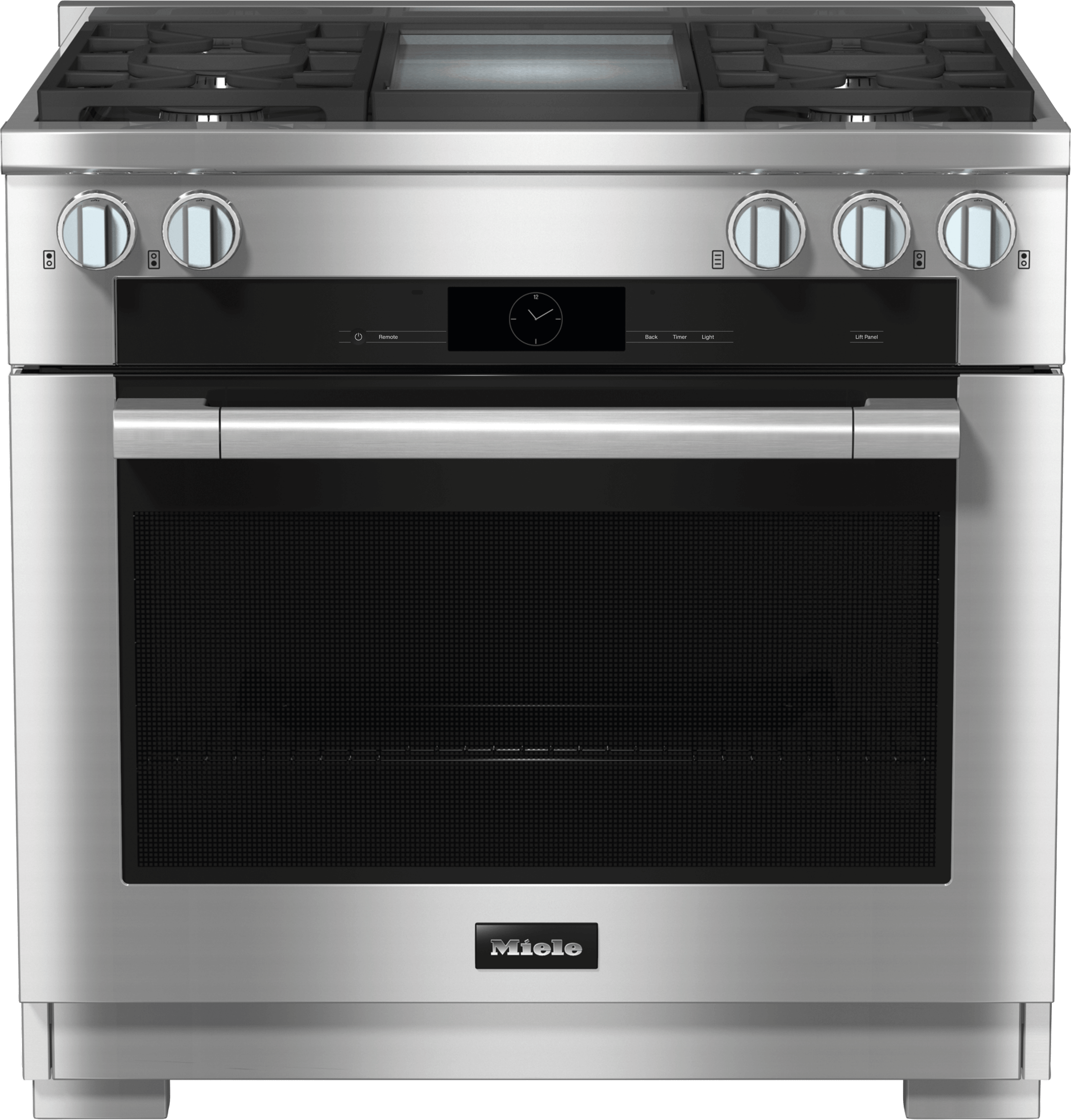Miele HR19363LPDFGD Hr 1936-3 Lp Df Gd - 36" Range - The Dual Fuel All-Rounder With M Touch For The Highest Demands.