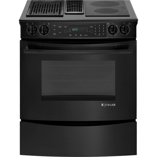 Jennair JES9750CAB Slide-In Modular Electric Downdraft Range, 30