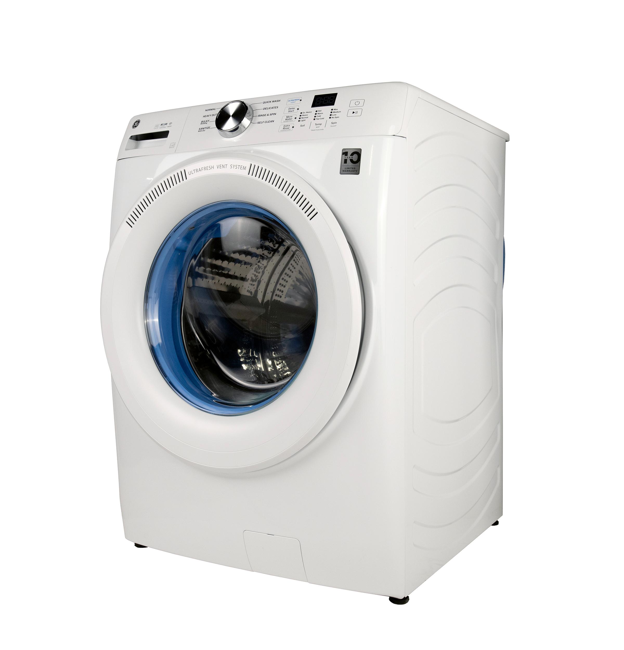 Ge Appliances GFW350SSYWW Ge® Energy Star® 4.6 Cu. Ft. Capacity Smart Front Load Washer With Ultrafresh Vent System With Odorblock™