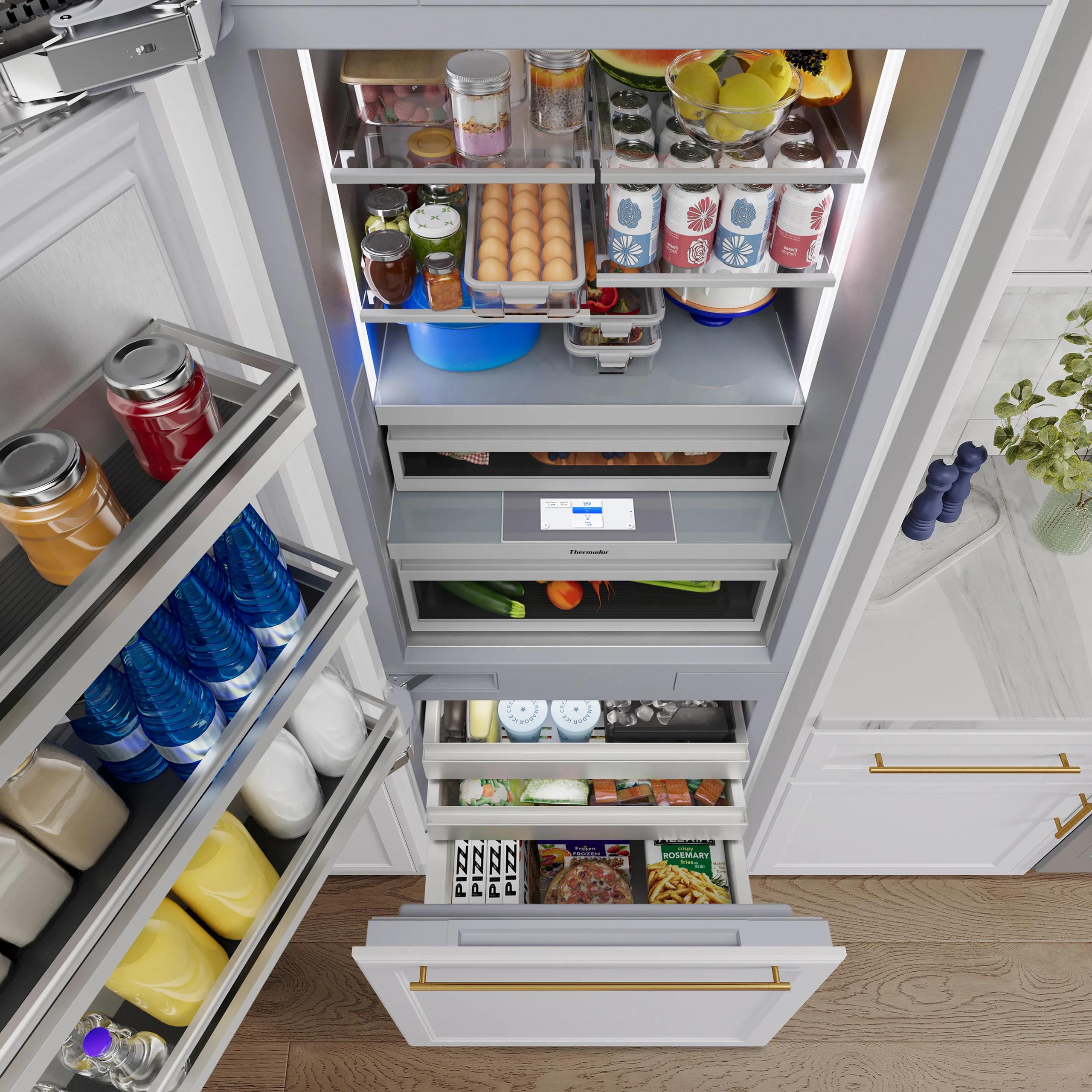 Thermador T30IB100SP Freedom® Built-In Bottom Freezer 30'' Panel Ready