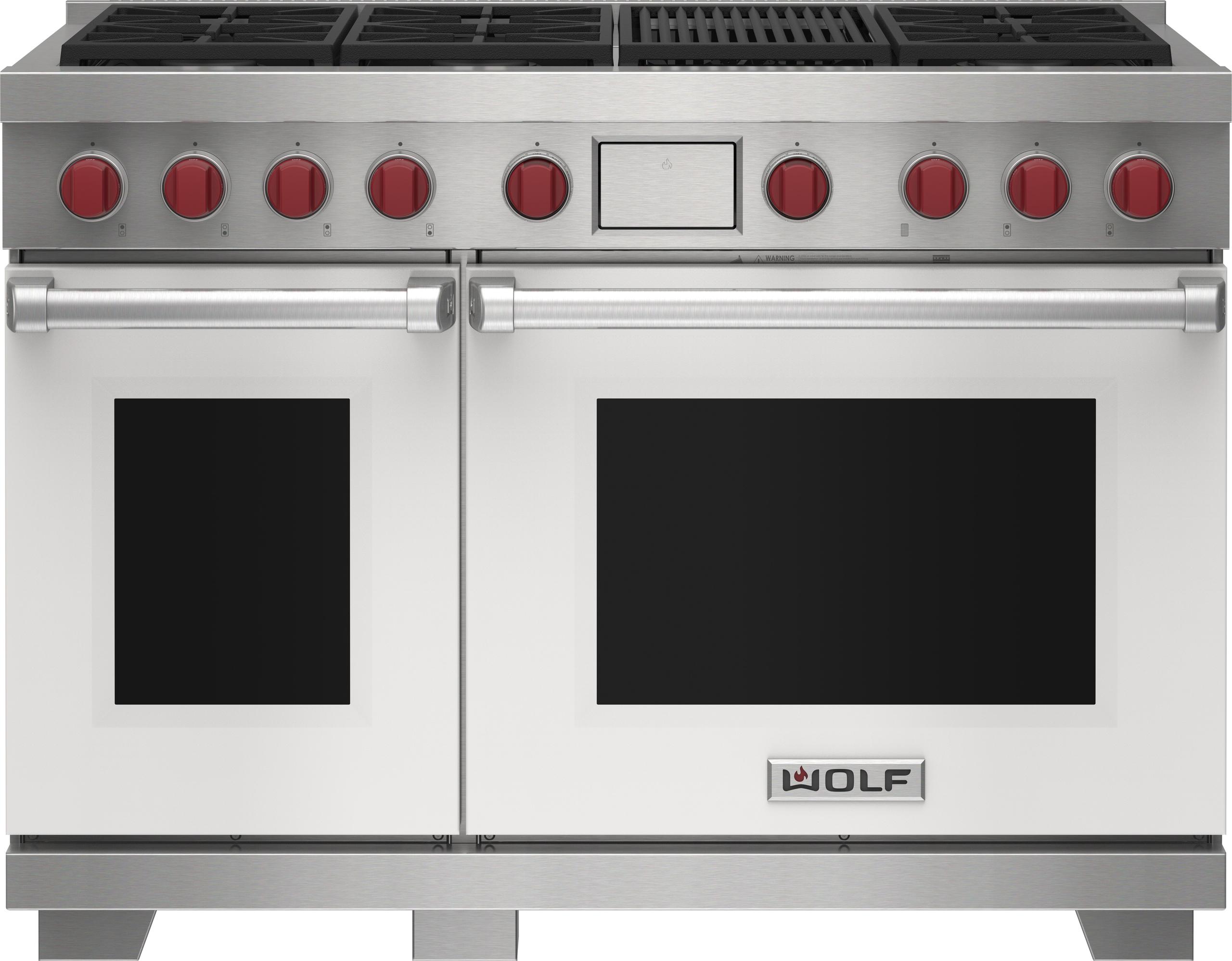 Wolf DF48650CWHP 48" Dual Fuel Range - 6 Burners And Infrared Charbroiler