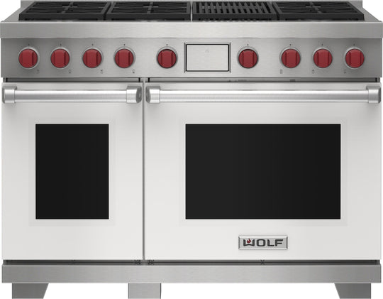 Wolf DF48650CWHP 48" Dual Fuel Range - 6 Burners And Infrared Charbroiler