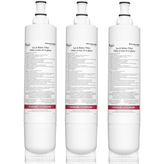 Jennair 4396508T Refrigerator Water Filter- In The Grille Turn (3 Pack)