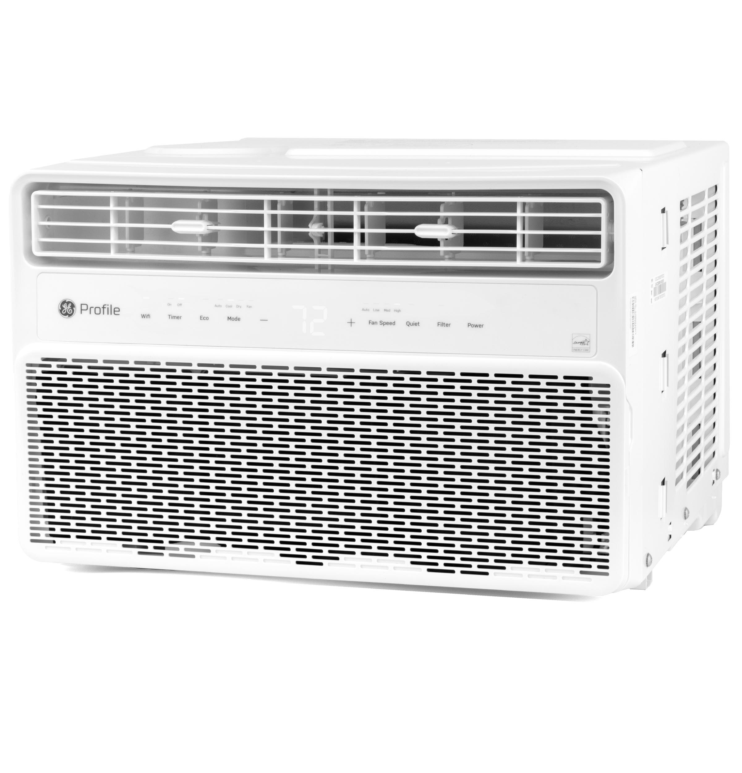 Ge Appliances PWDV12WWF Ge Profile™ Energy Star® 12,000 Btu Inverter Smart Ultra Quiet Window Air Conditioner For Large Rooms Up To 550 Sq. Ft.