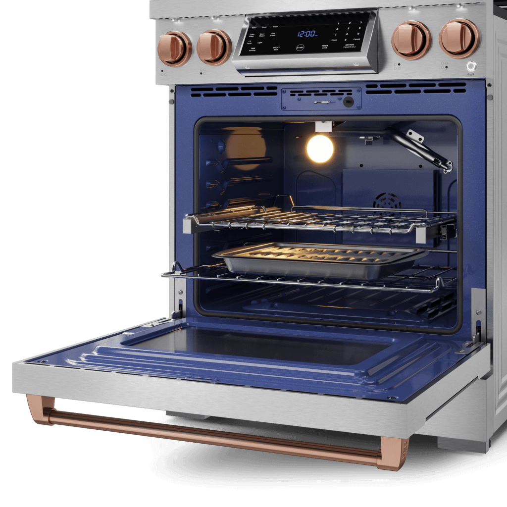 Thor Kitchen RSG30RSG 30 Inch Professional Gas Range With Tilt Panel Touch Control In Stainless Steel/Rose Gold Gordon Ramsay Series - Rsg30-Rsg