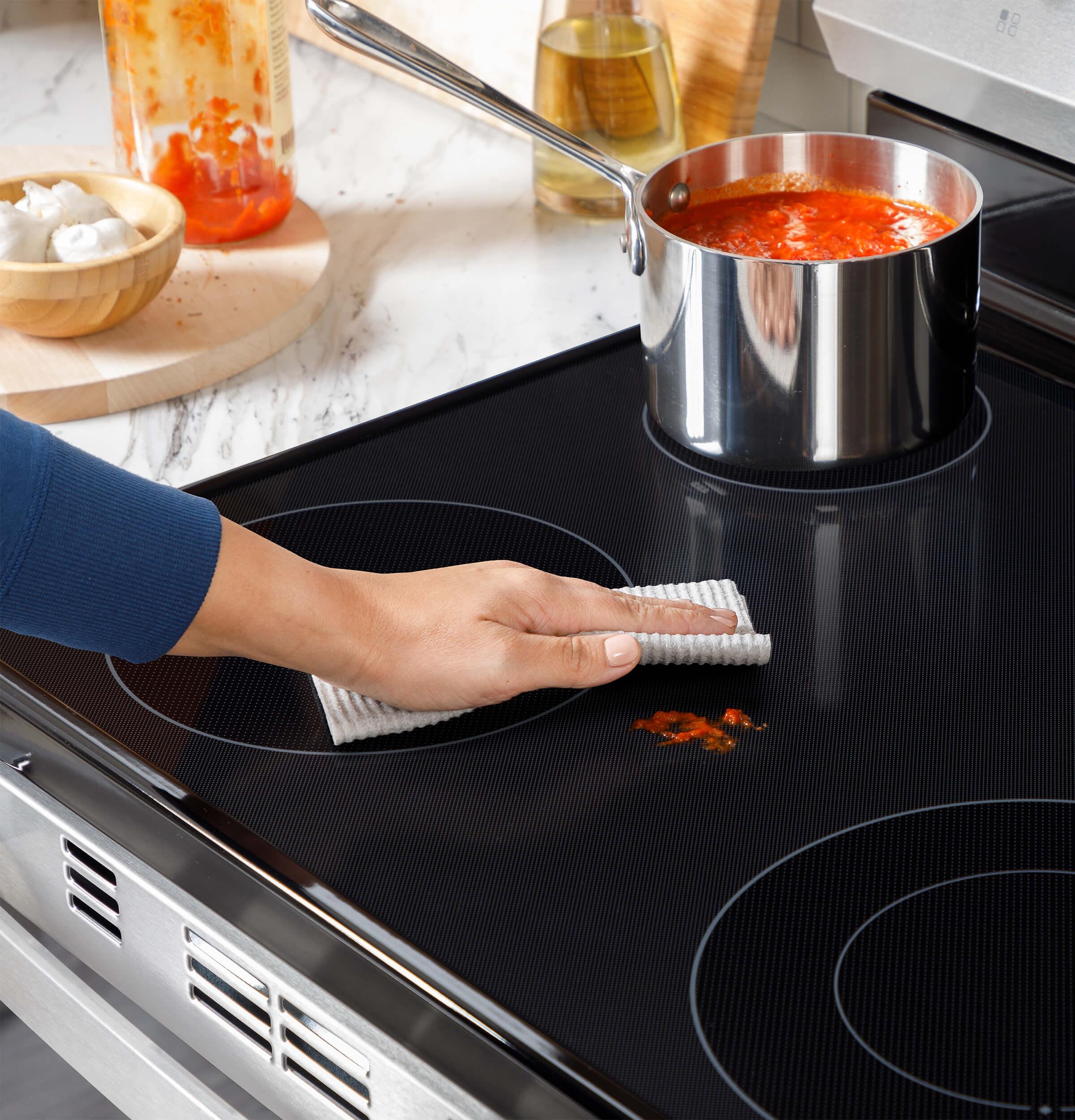 Ge Appliances GRS500PVBB Ge® Energy Star® 30" Slide-In Electric Range With Crisp Mode