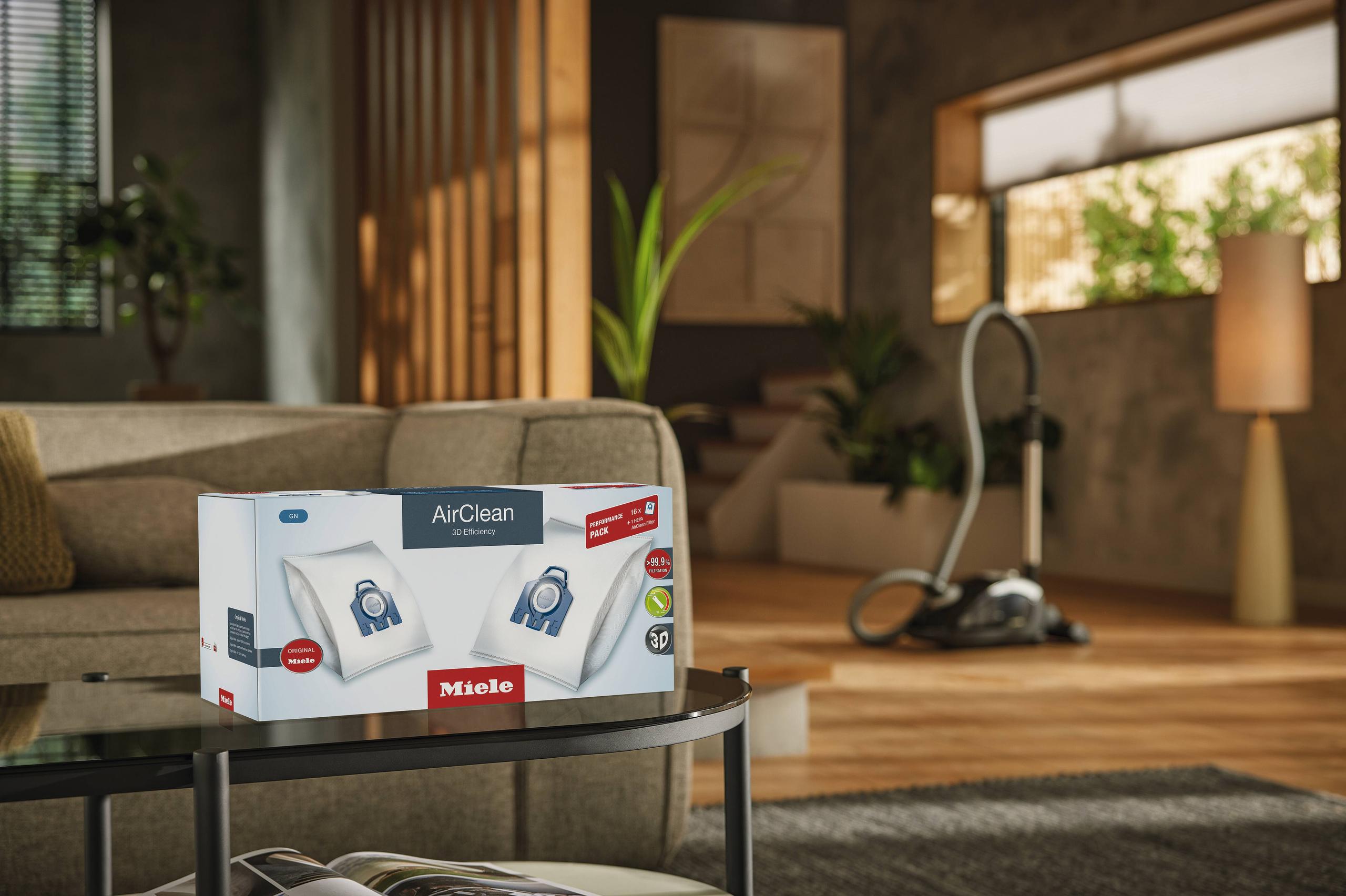 Miele GNHA30PERFORMANCEAIRCLEAN3D Performance Pack Airclean 3D Efficiency Gn 30 - 16 Dustbags And 1 Hepa Airclean Filter At A Discount Price