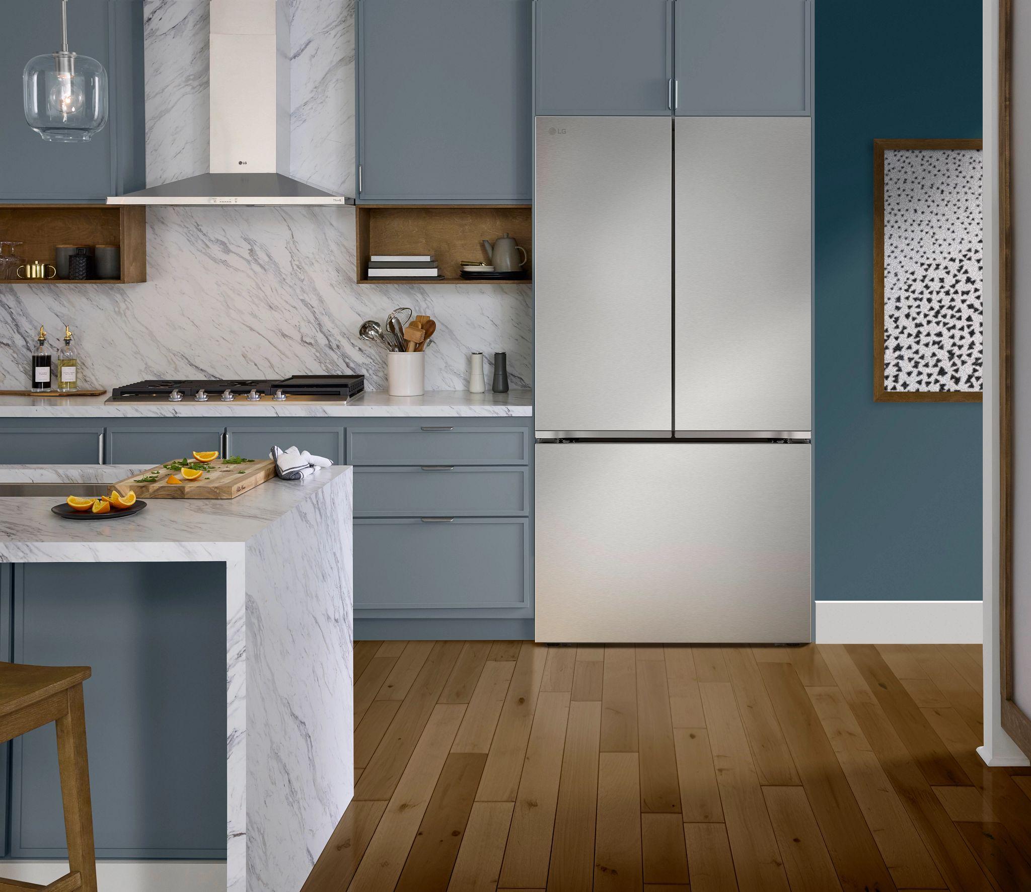 Lg LF25Z6211S 25 Cu. Ft. Counter-Depth Max™ With Zero Clearance™ 3-Door French Door Refrigerator With Thin Door Design