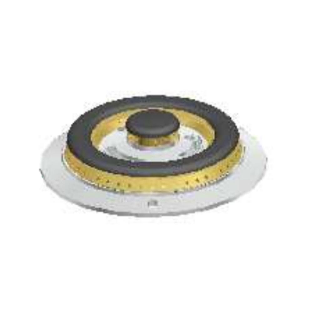 Ilve KBR001 Ilve Parts Kbr001 Complete Dual Triple Ring Burner (2 Holes)