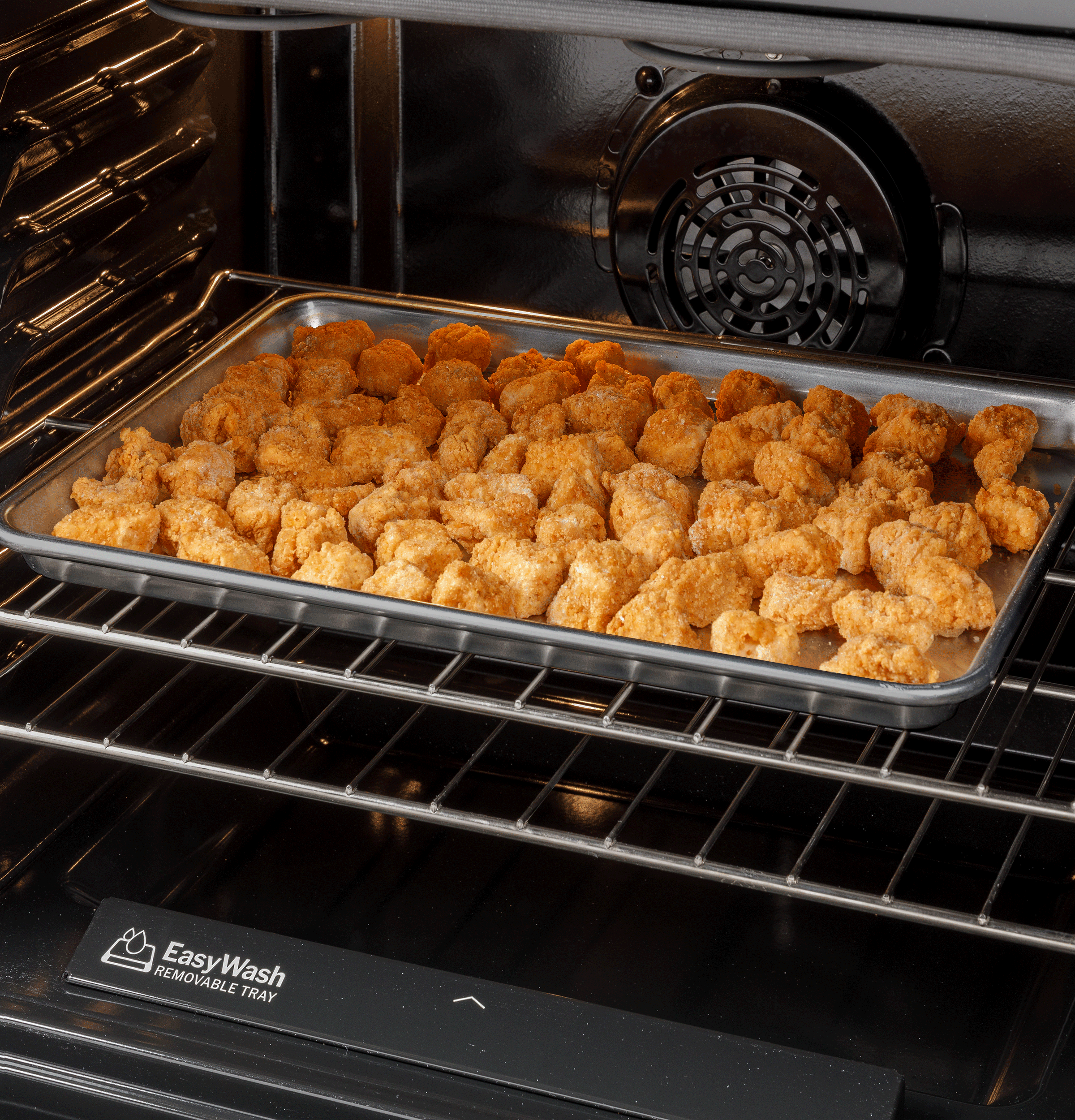 Ge Appliances GGS600AVFS Ge® 30" Slide-In Front-Control Convection Gas Range With No Preheat Air Fry And Easywash™ Oven Tray