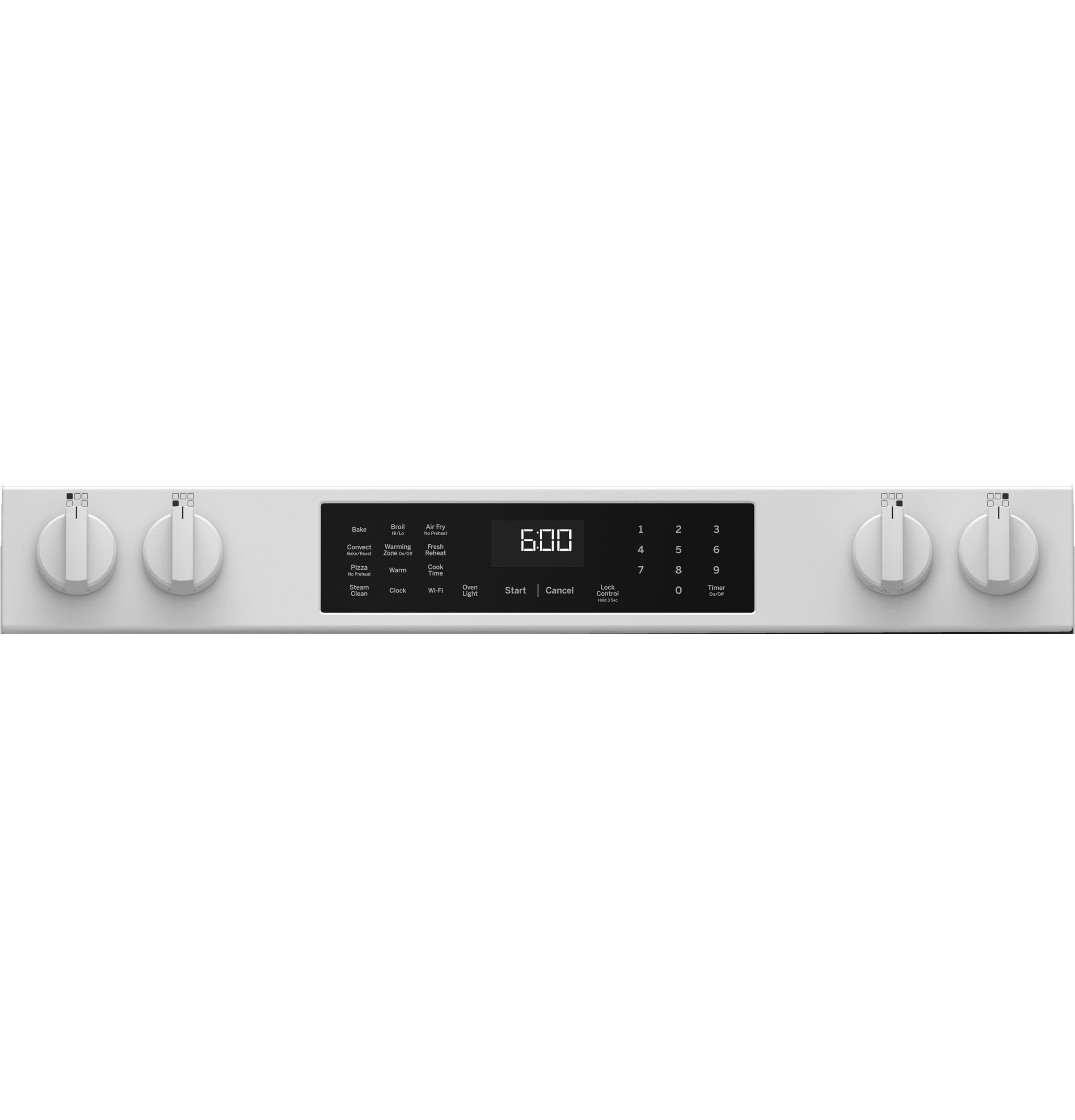 Ge Appliances GRS600AVWW Ge® 30" Slide-In Electric Convection Range With No Preheat Air Fry And Easywash™ Oven Tray