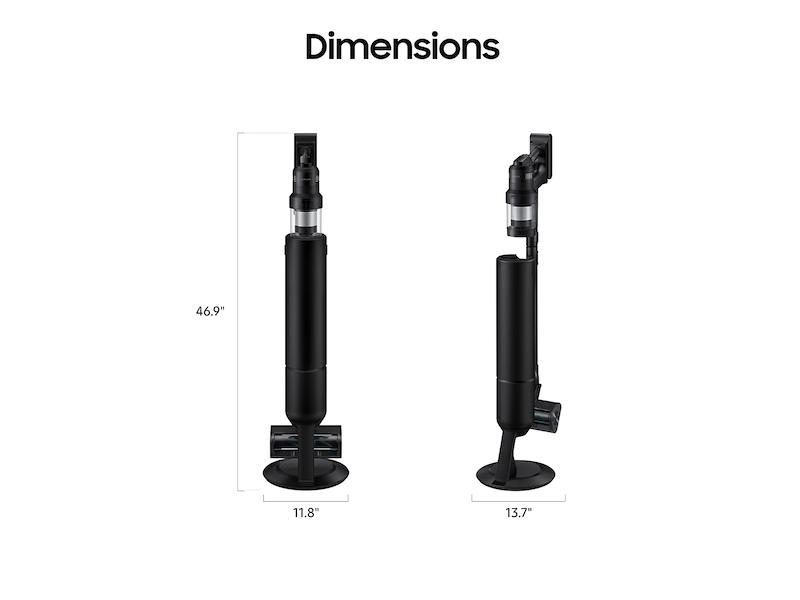 Samsung VS90F40DMK Bespoke Ai Jet™ Ultra Cordless Stick Vacuum With All-In-One Clean Station® And 400Aw Suction Power In Satin Black