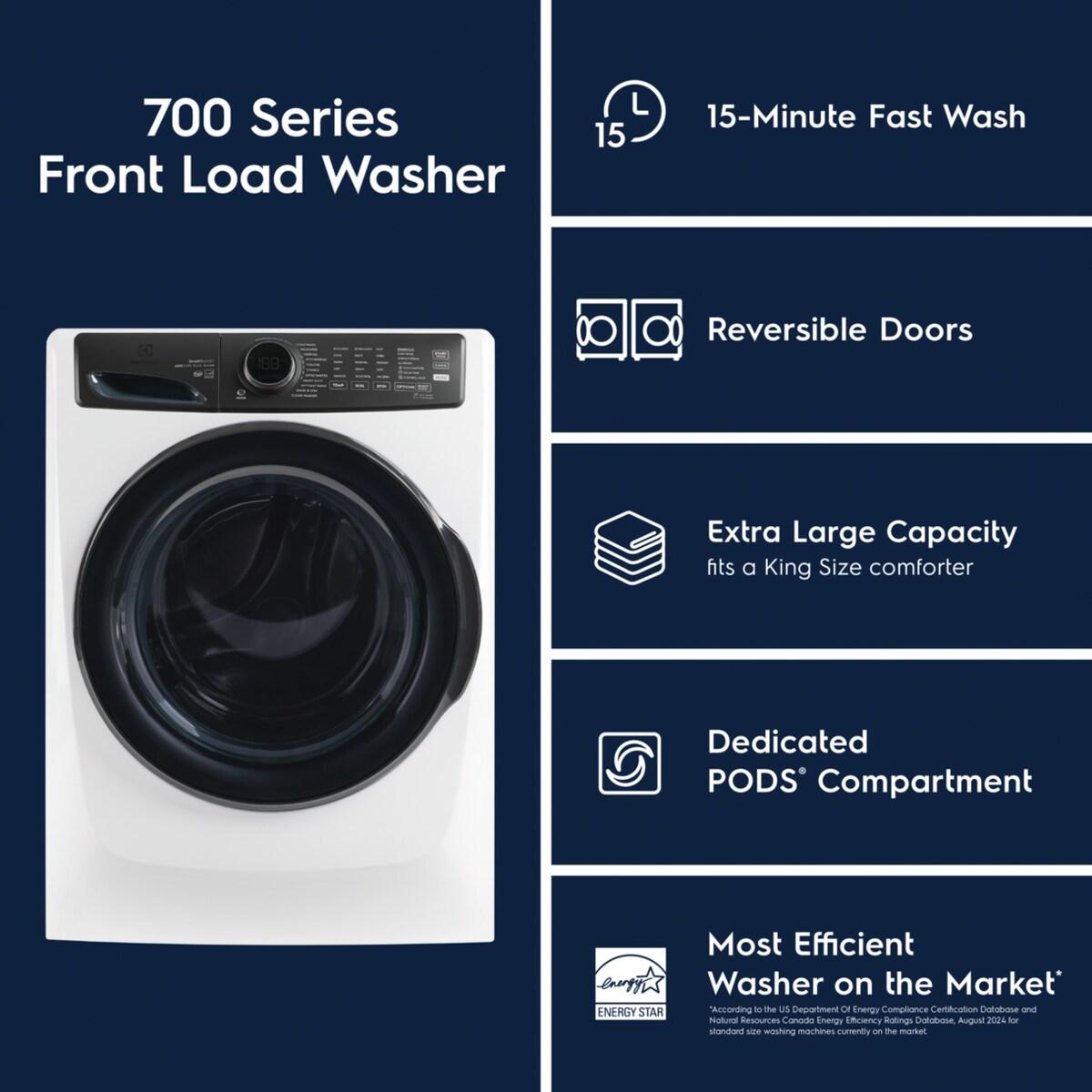 Electrolux ELFW7738AW Electrolux Front Load Perfect Steam™ Washer With Luxcare® Plus Wash And Smartboost® - 4.5 Cu. Ft.