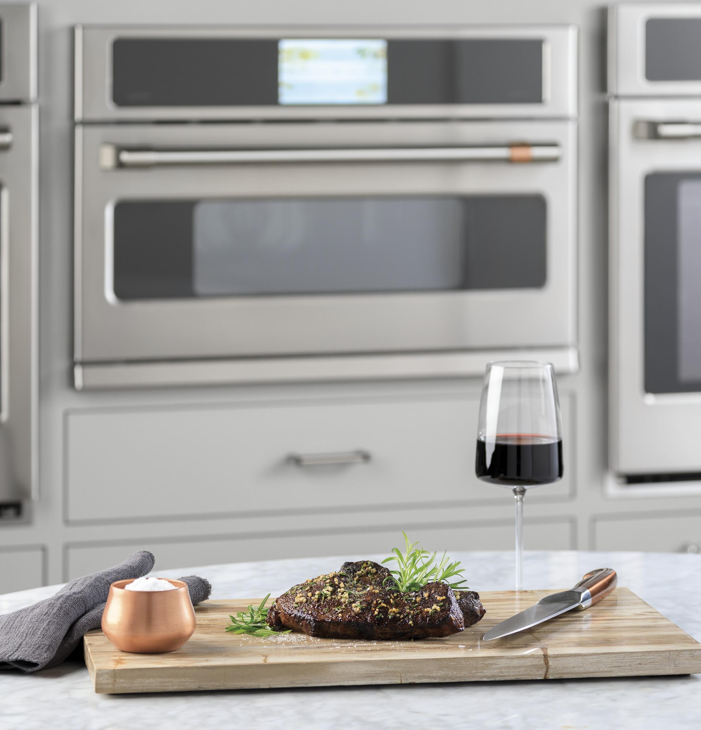 Cafe CSB913P3VD1 Café™ 30" Smart Five In One Oven With 120V Advantium® Technology