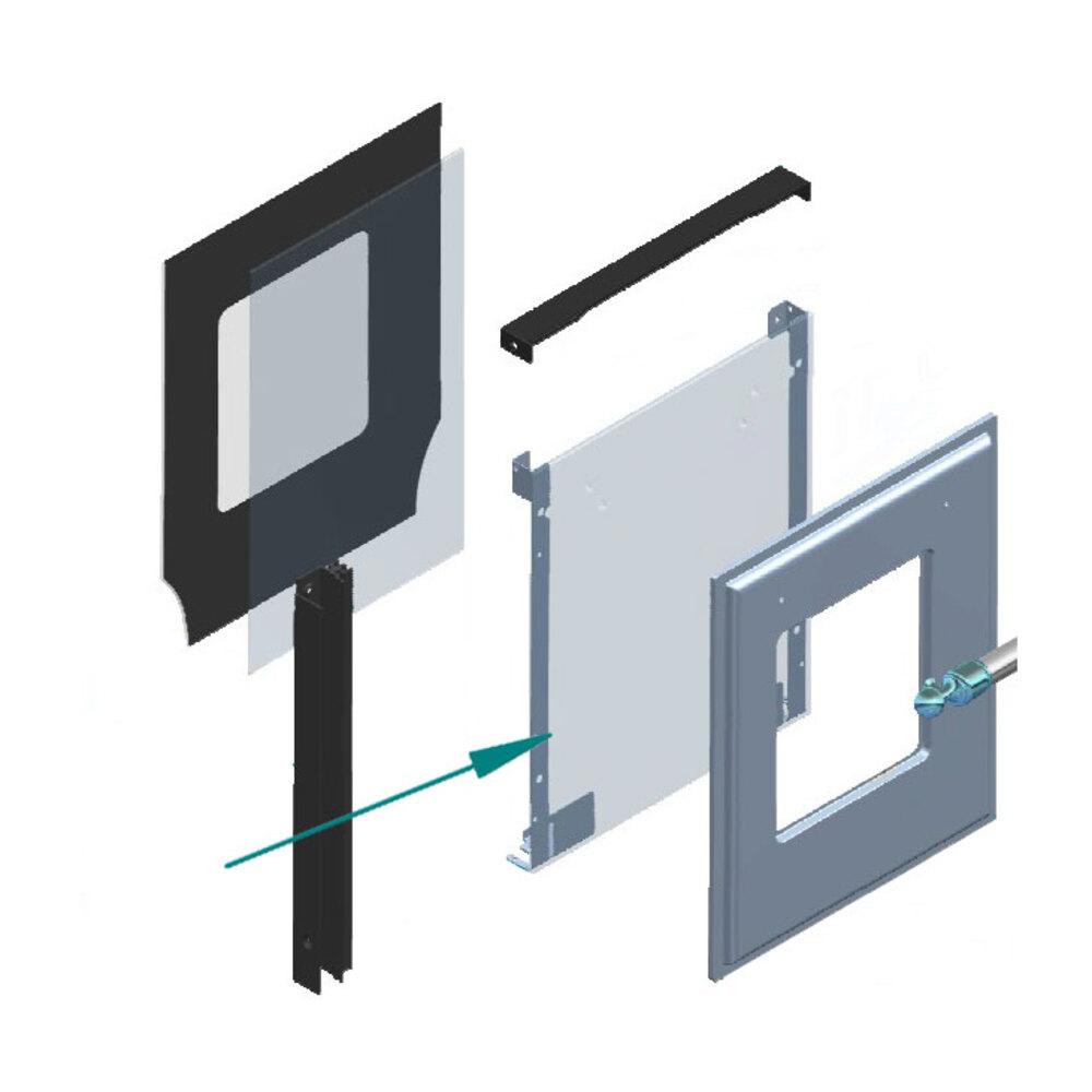 Ilve EG9860007000000 Ilve Parts Eg9860007000000 Door Glass For Uov 30 E3