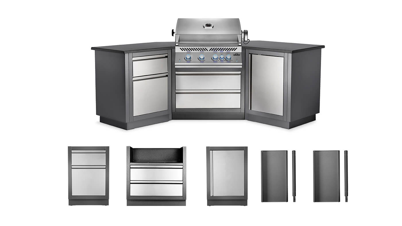 Napoleon Bbq ODK200BIG32RBPSS1 Oasis 200 Outdoor Kitchen, Built-In 700 Series 32 Built-In 700 Series 32 , Propane, Stainless Steel