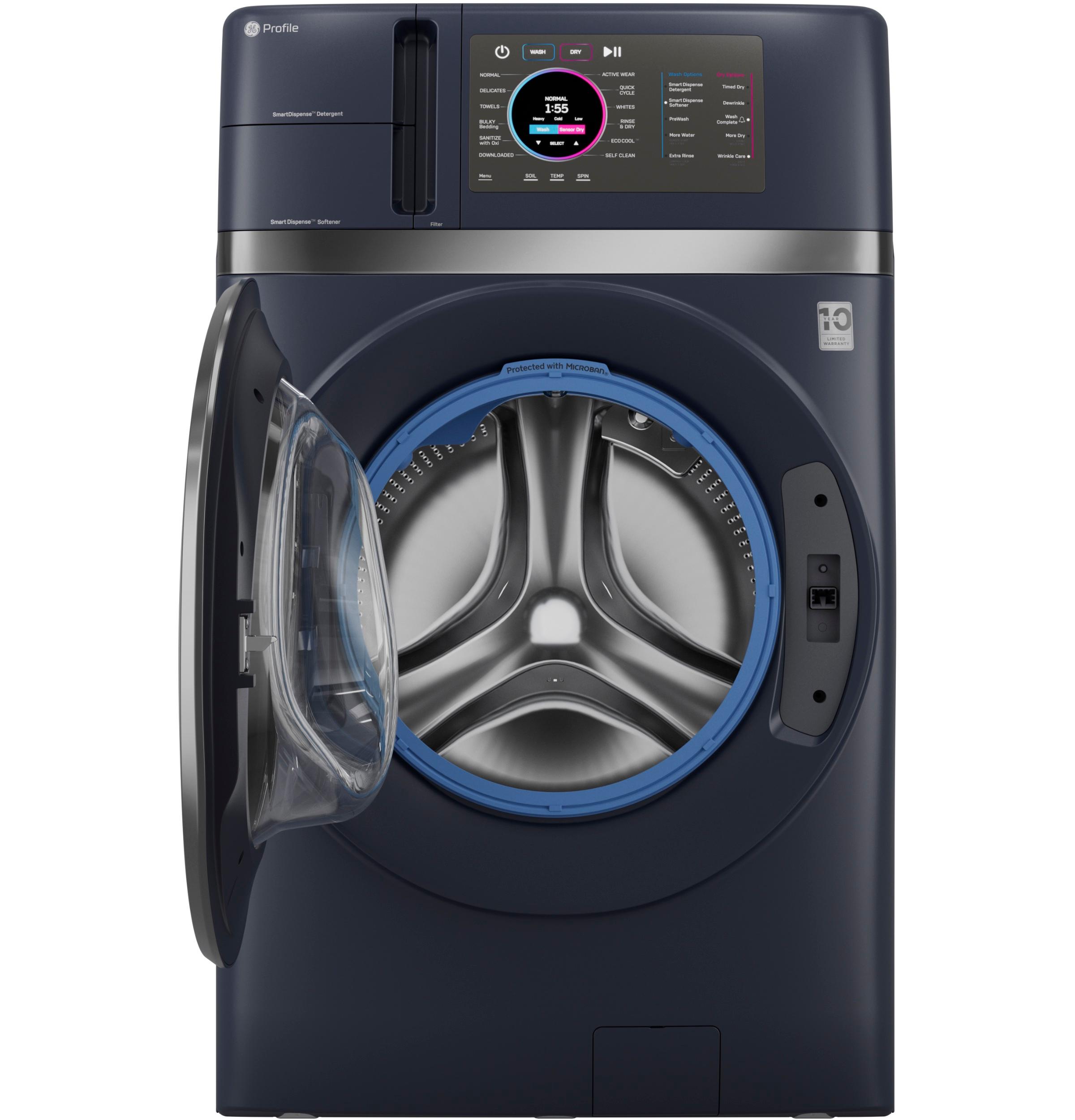 Ge Appliances PFQ97HSPVRS Ge Profile™ Energy Star® 4.8 Cu. Ft. Capacity Ultrafast Combo With Ventless Inverter Heat Pump Technology Washer/Dryer