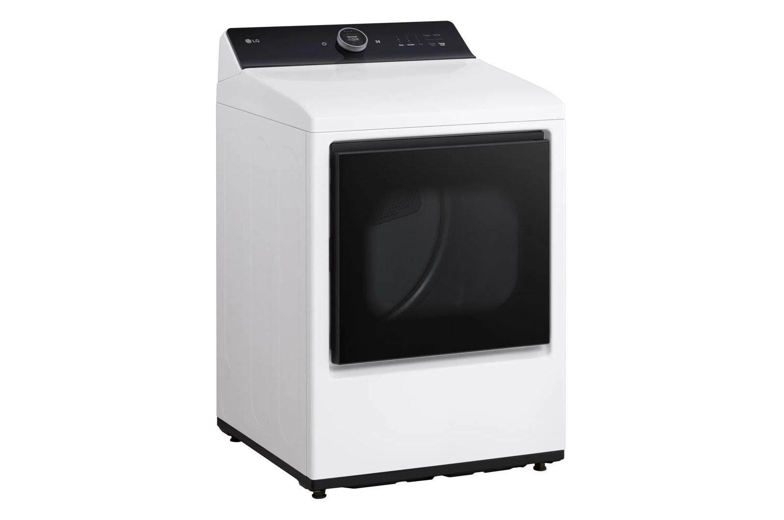 Lg DLGX8601WE 7.3 Cu.Ft. Ultra Large High Efficiency Gas Turbosteam™ Lg Easyload™ Door, Wi-Fi Connectivity, White