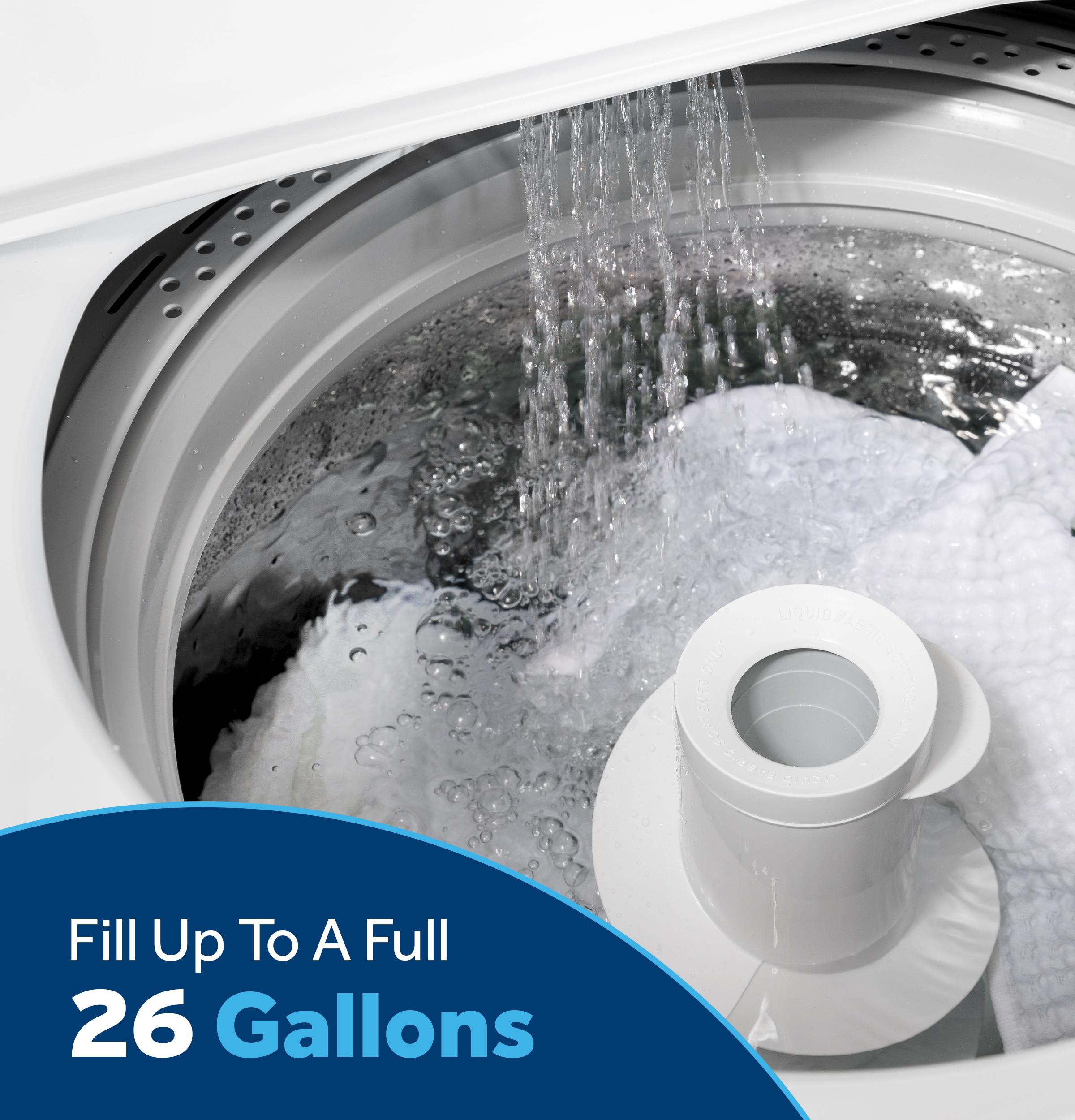 Ge Appliances GTW325ASWWW Ge® 4.0 Cu. Ft. Capacity Washer With Stainless Steel Basket And Water Level Control​