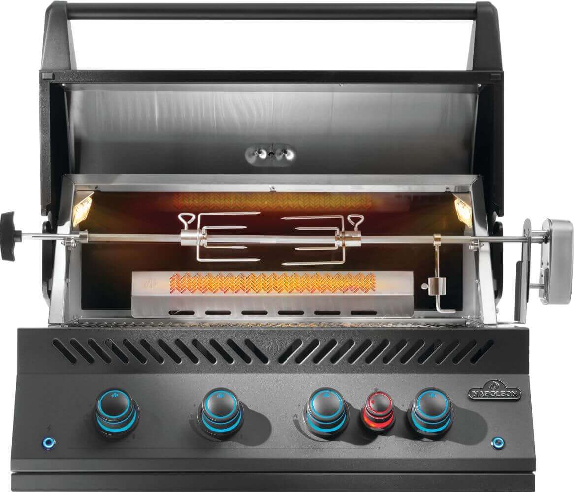Napoleon Bbq BIG32RBNMK1 Built-In 700 Series 32 With Infrared Rear Burner , Natural Gas, Matte/Matt Black