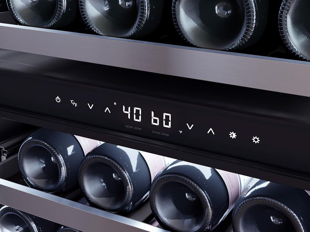 Zephyr PRW24F02CG 24" Full Size Dual Zone Wine Cooler